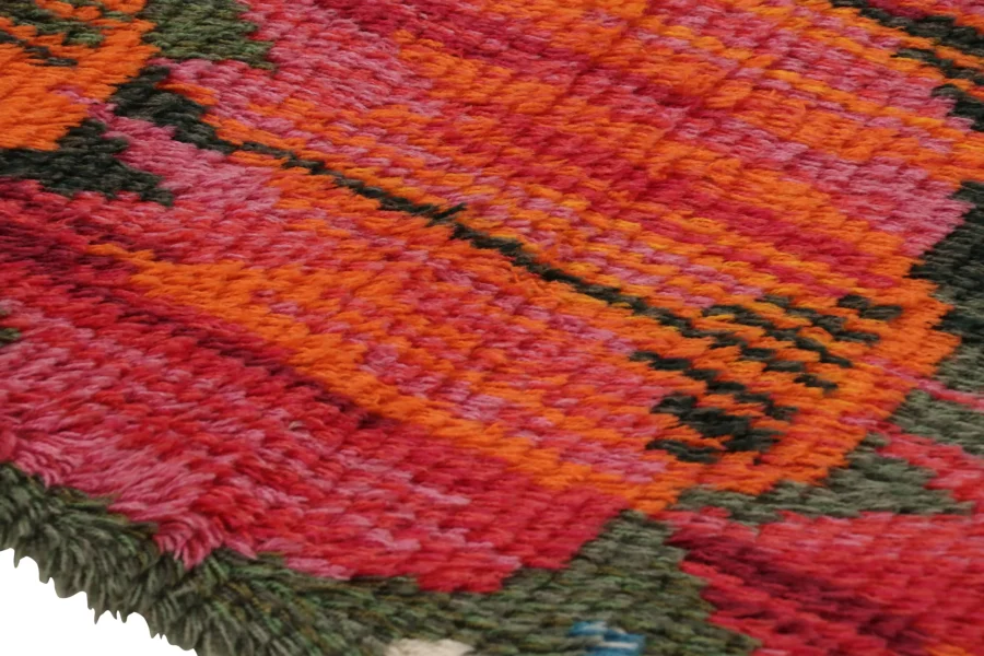 Vintage Swedish Abstract Rug