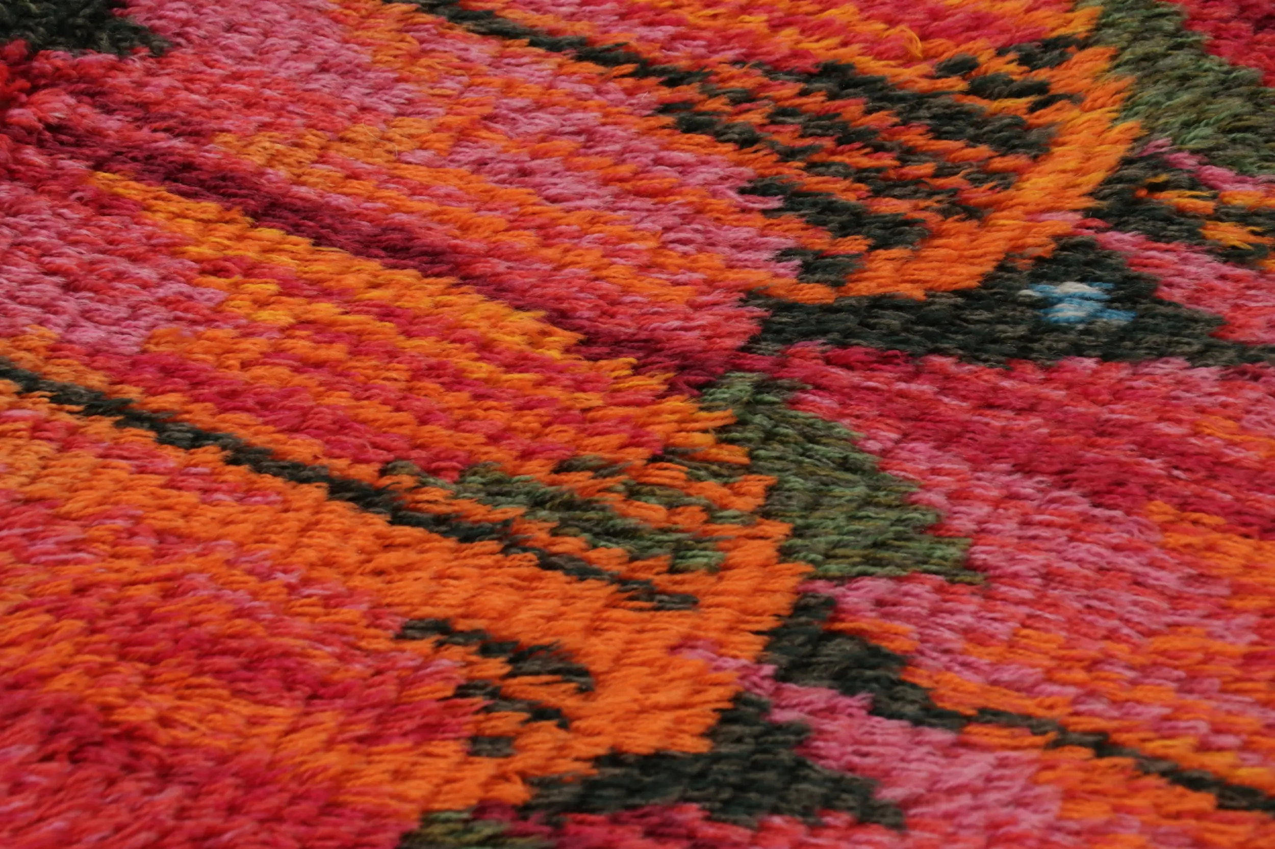 Vintage Swedish Abstract Rug