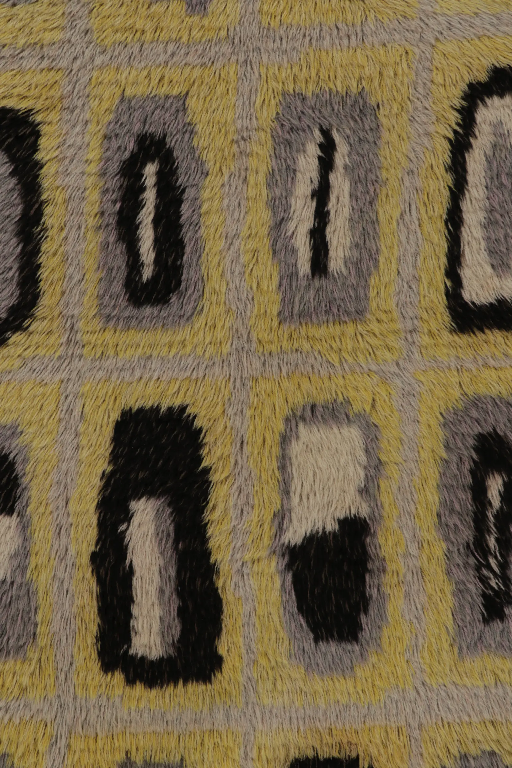 Vintage Swedish Abstract Rug