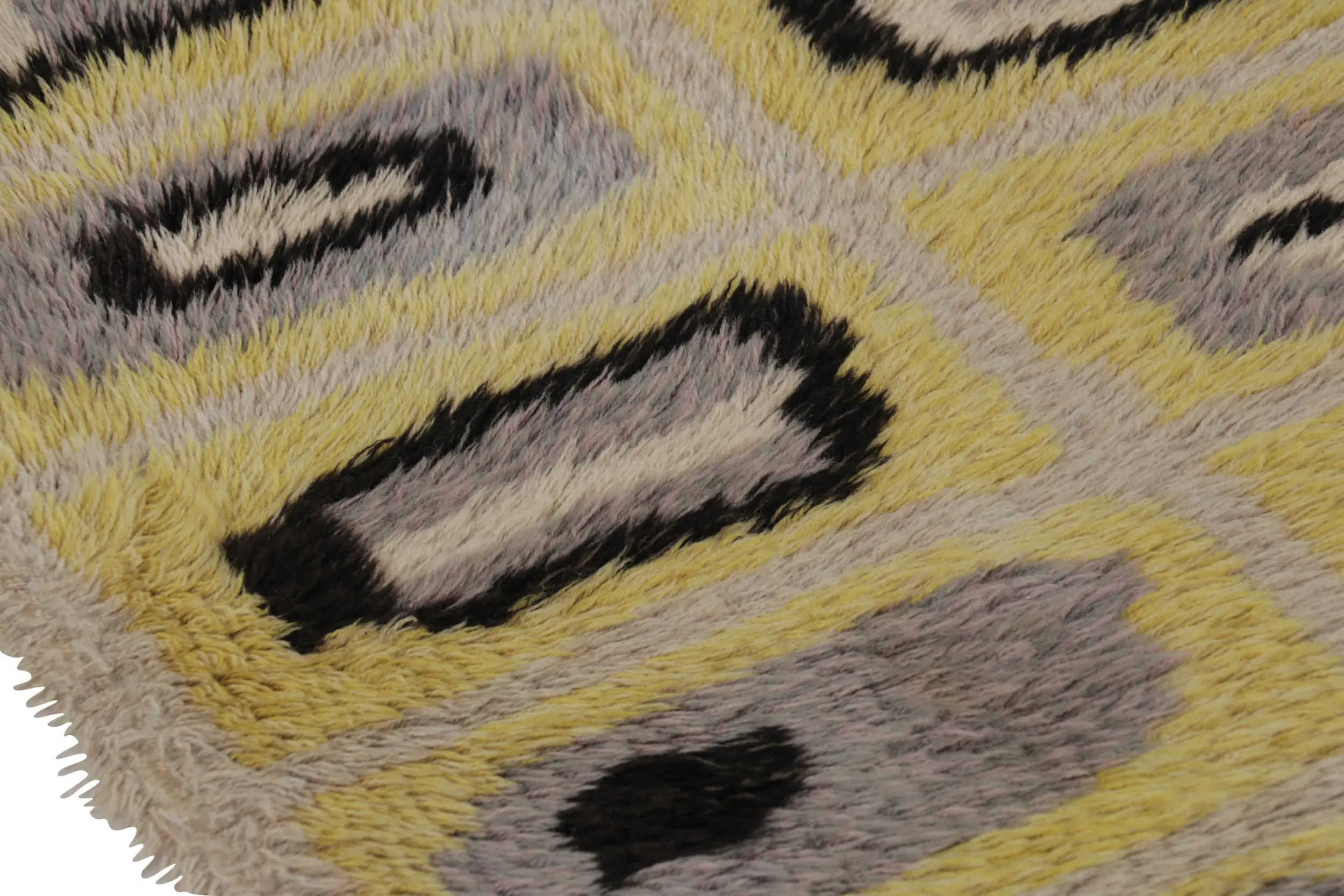 Vintage Swedish Abstract Rug
