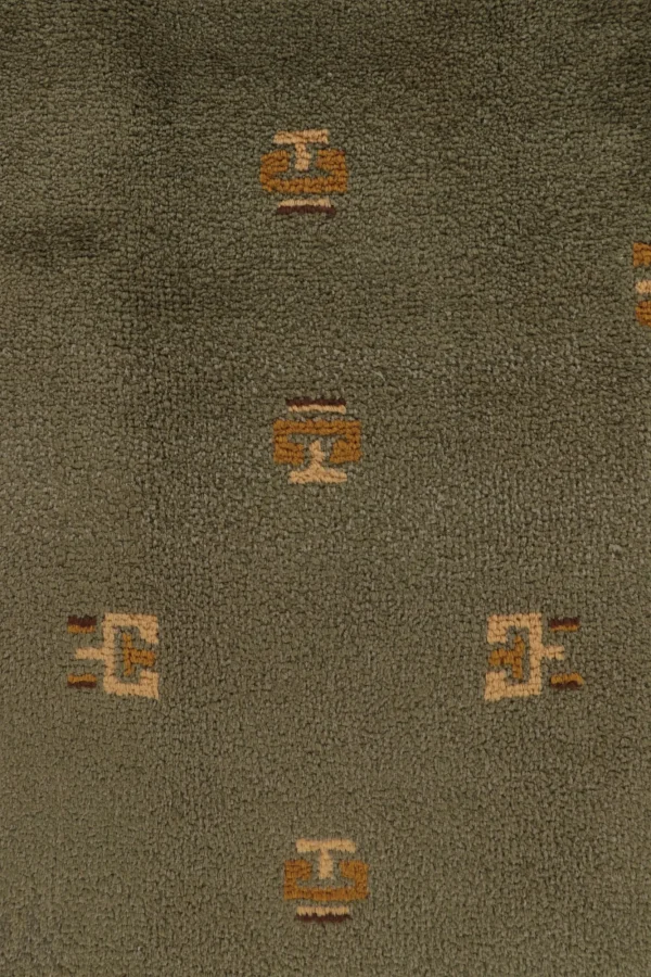 Vintage Swedish Geometric Rug