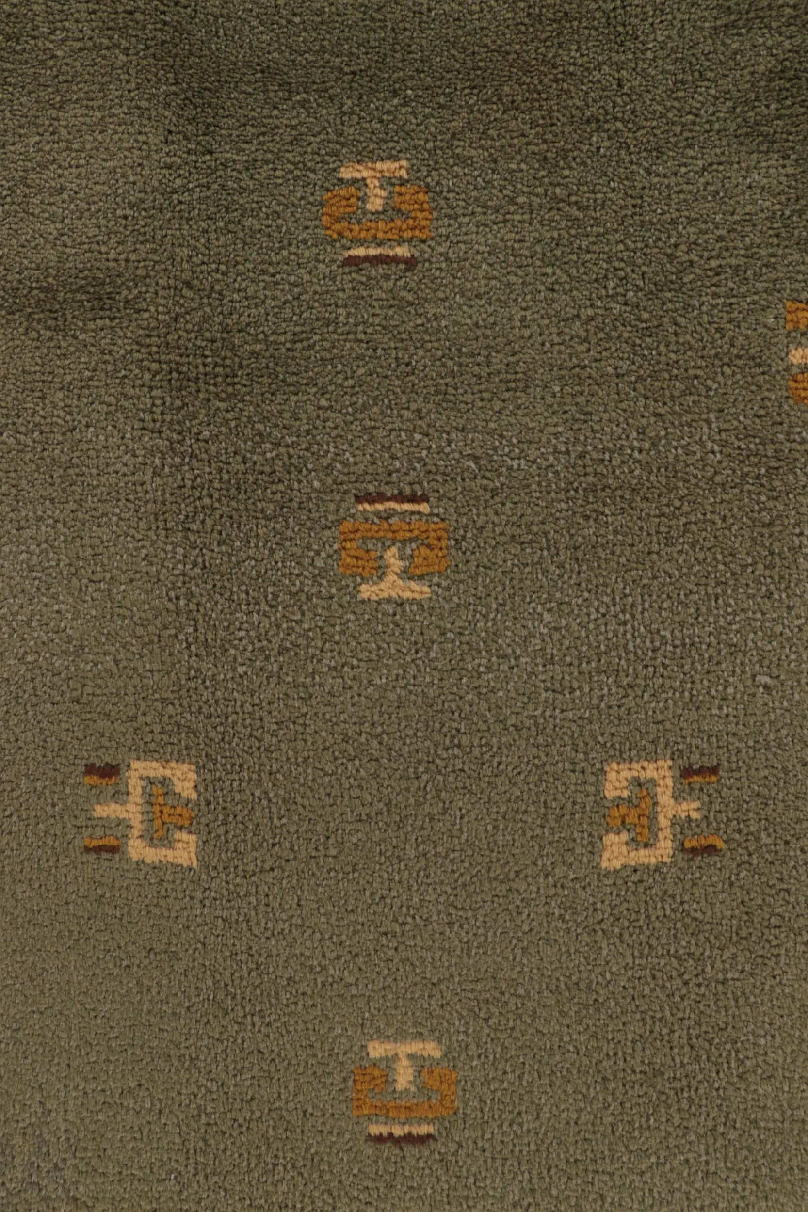 Vintage Swedish Geometric Rug