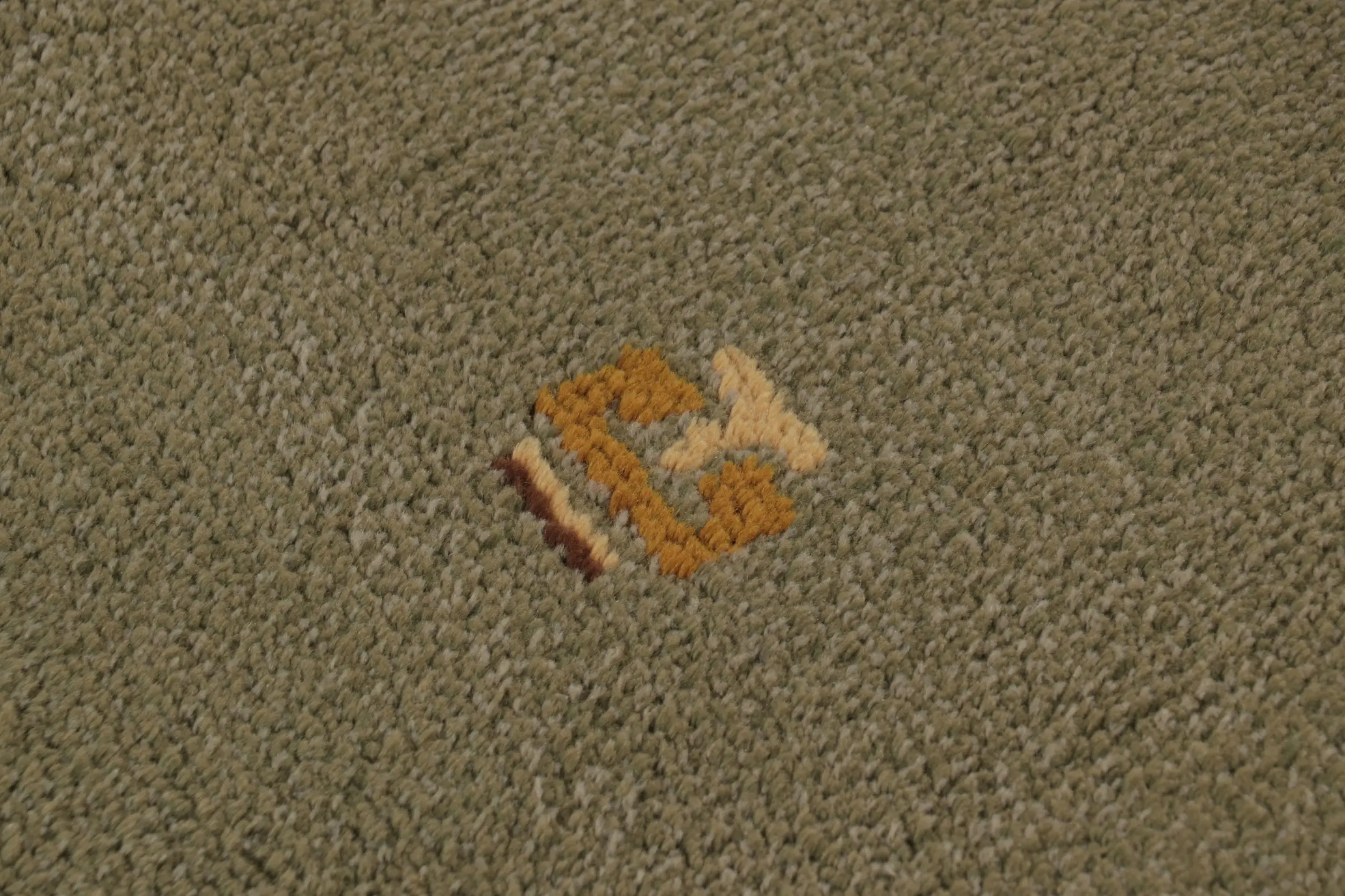 Vintage Swedish Geometric Rug