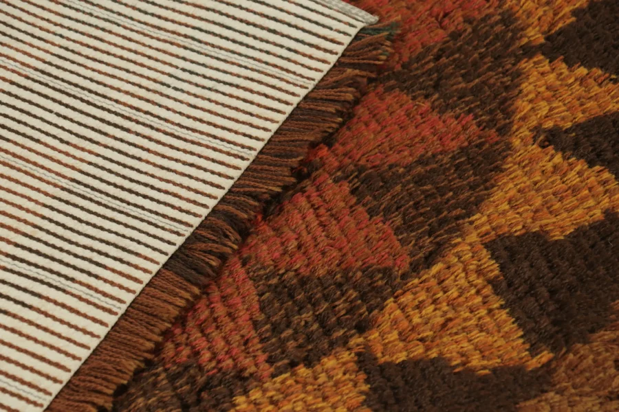 Vintage Swedish Abstract Rug