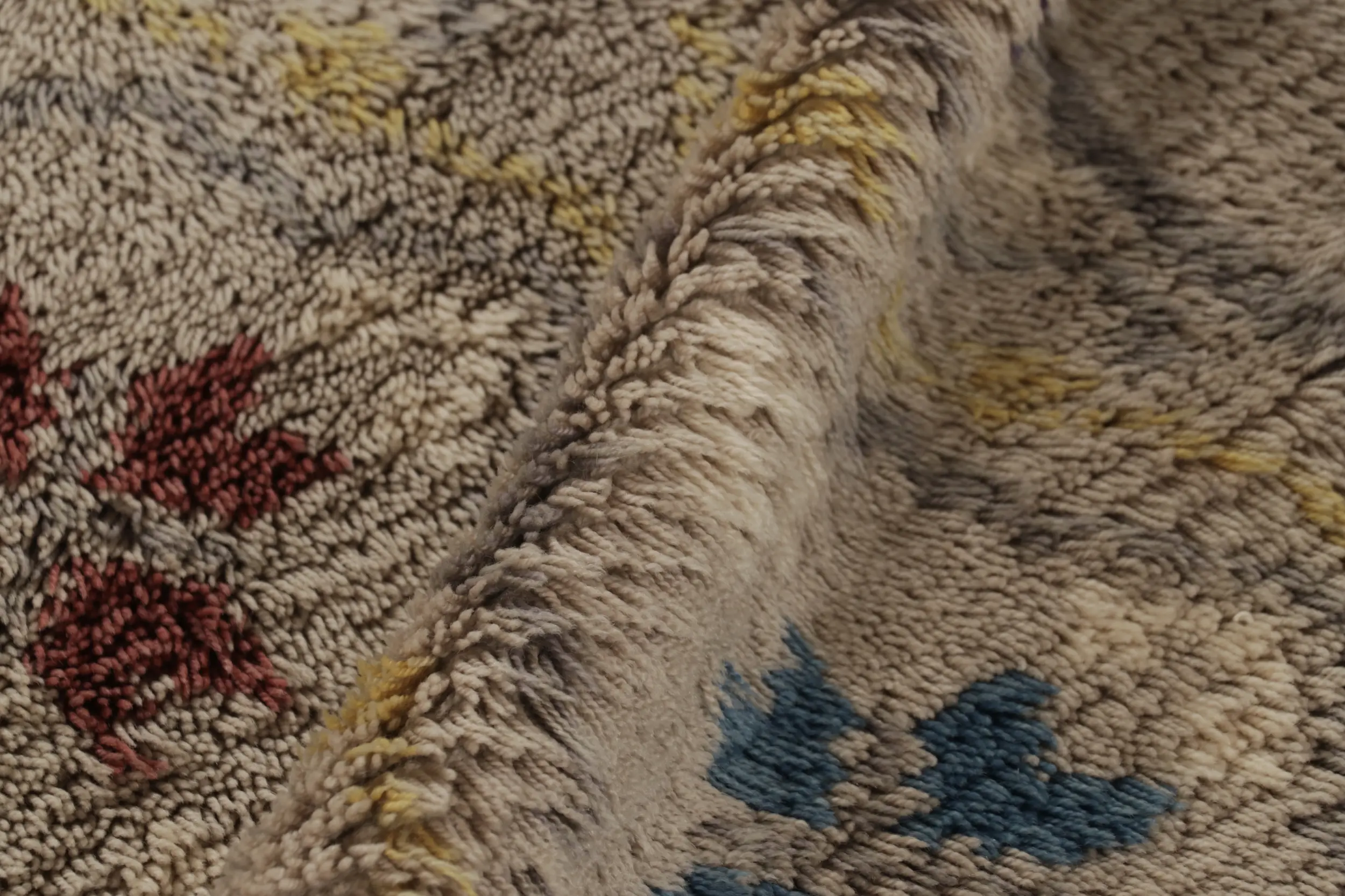Vintage Swedish Floral Rug, Scandinavian