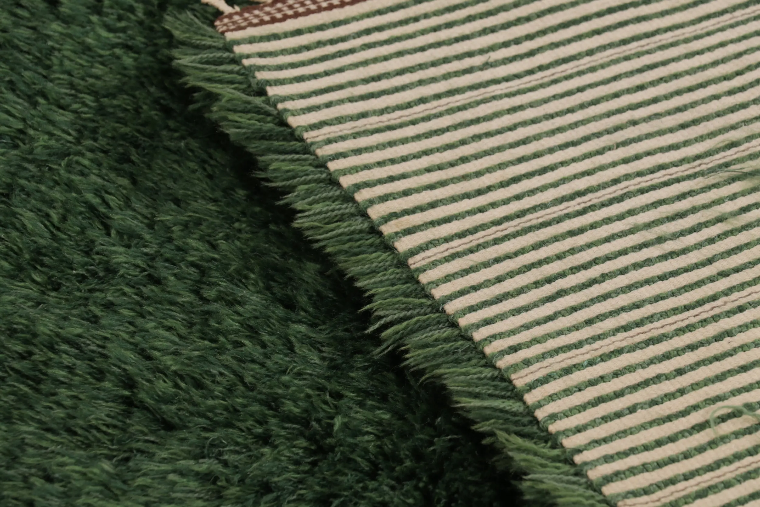 Vintage Swedish Solid Rug