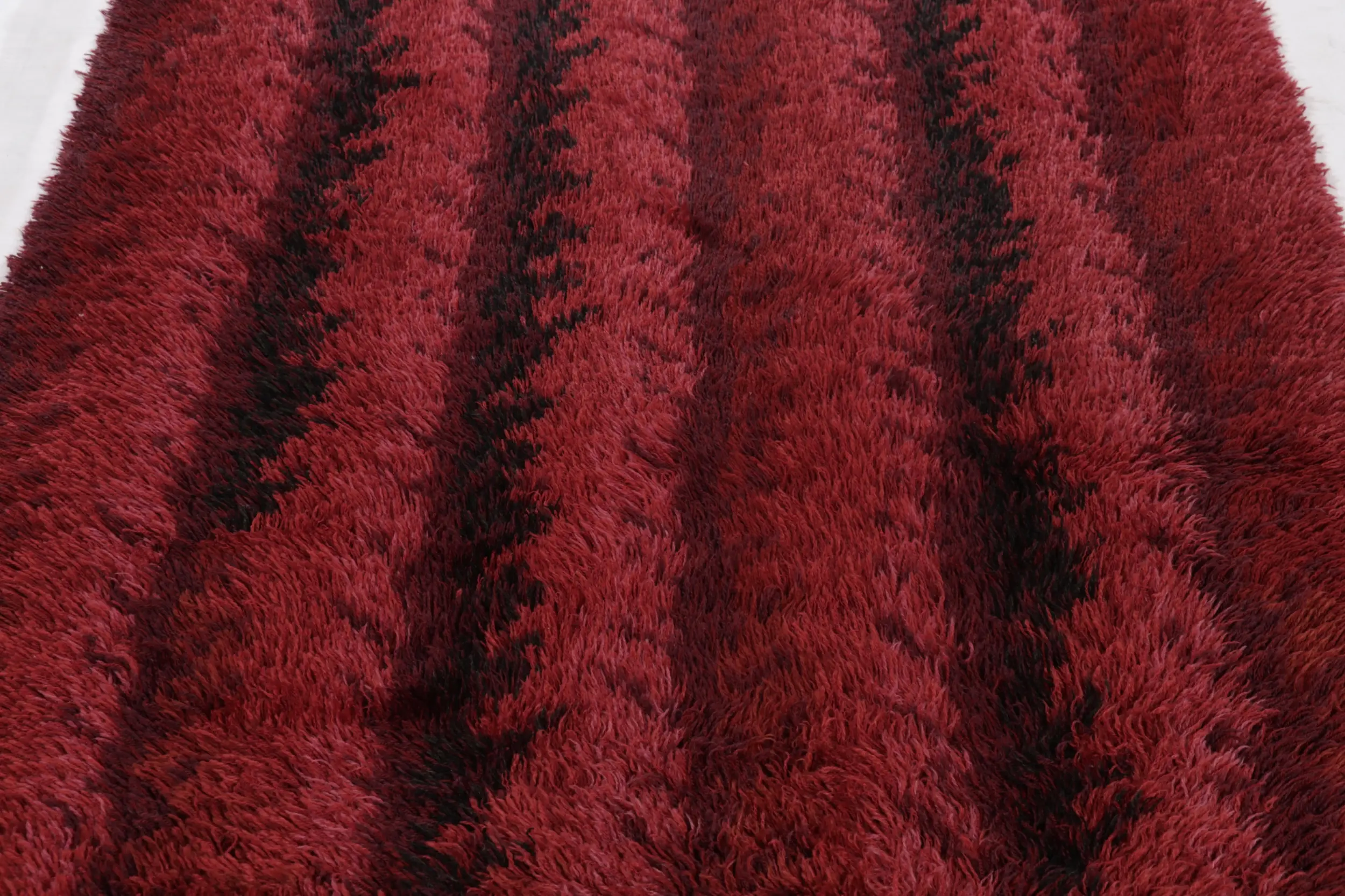 Vintage Swedish Striped Rug