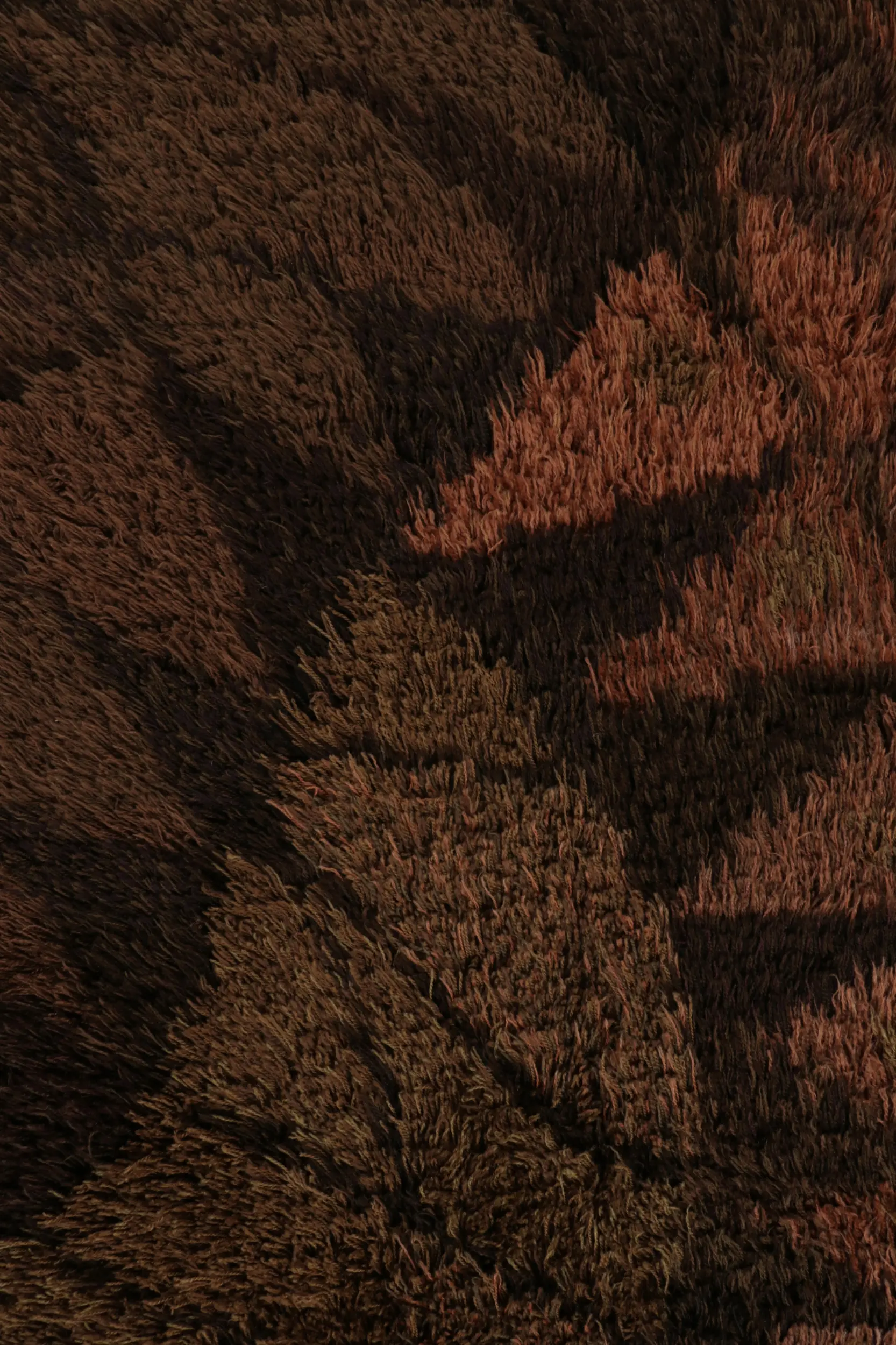 Vintage Swedish Abstract Rug, Mid-Century Scandinavian