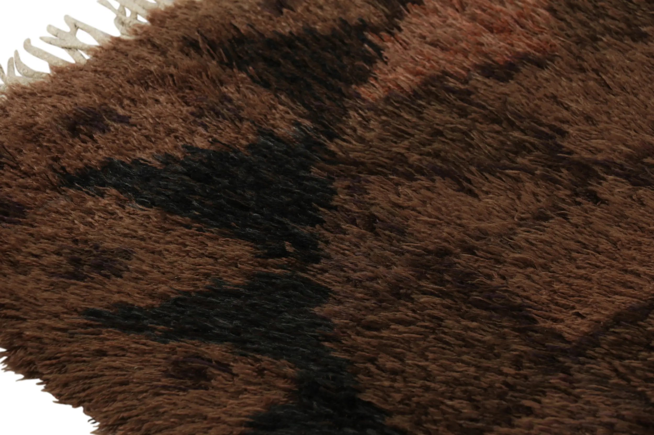 Vintage Swedish Abstract Rug, Mid-Century Scandinavian