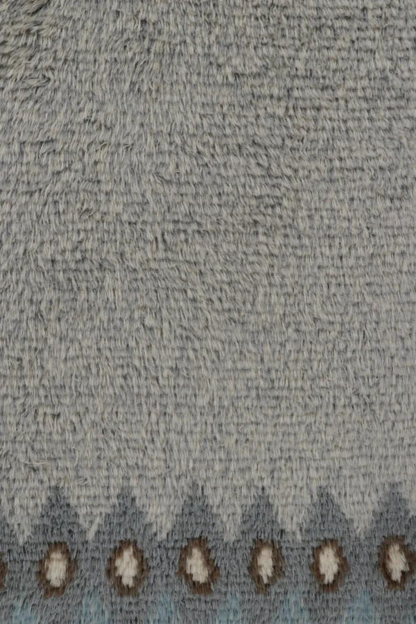 Vintage Swedish Geometric Rug