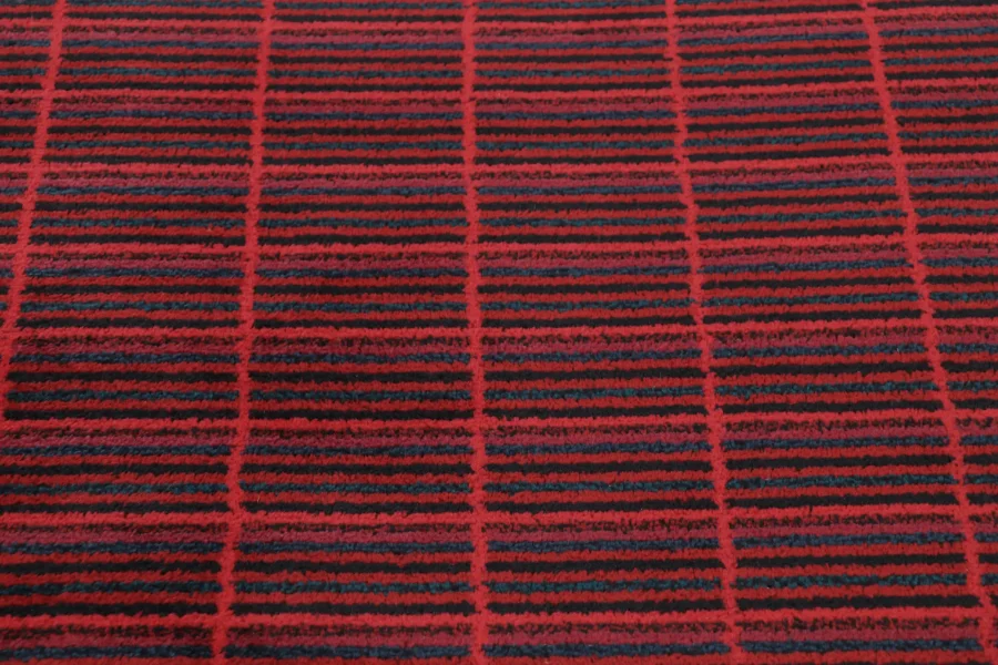 Vintage Swedish Striped Rug