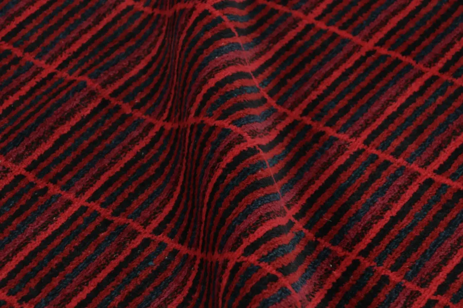 Vintage Swedish Striped Rug