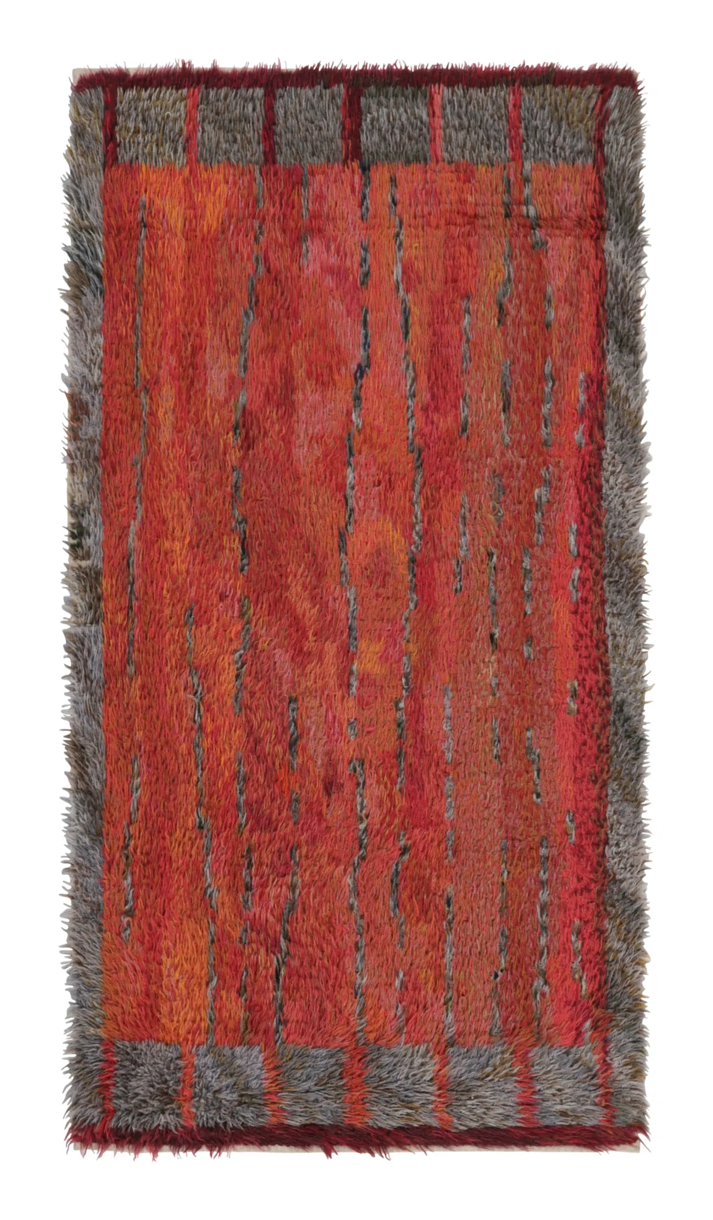 Vintage Swedish Abstract Rug