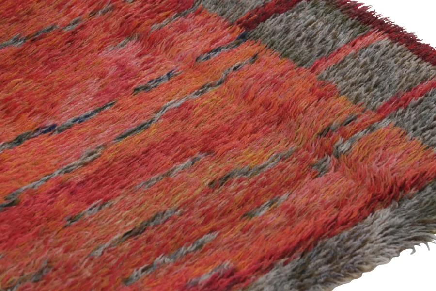 Vintage Swedish Abstract Rug