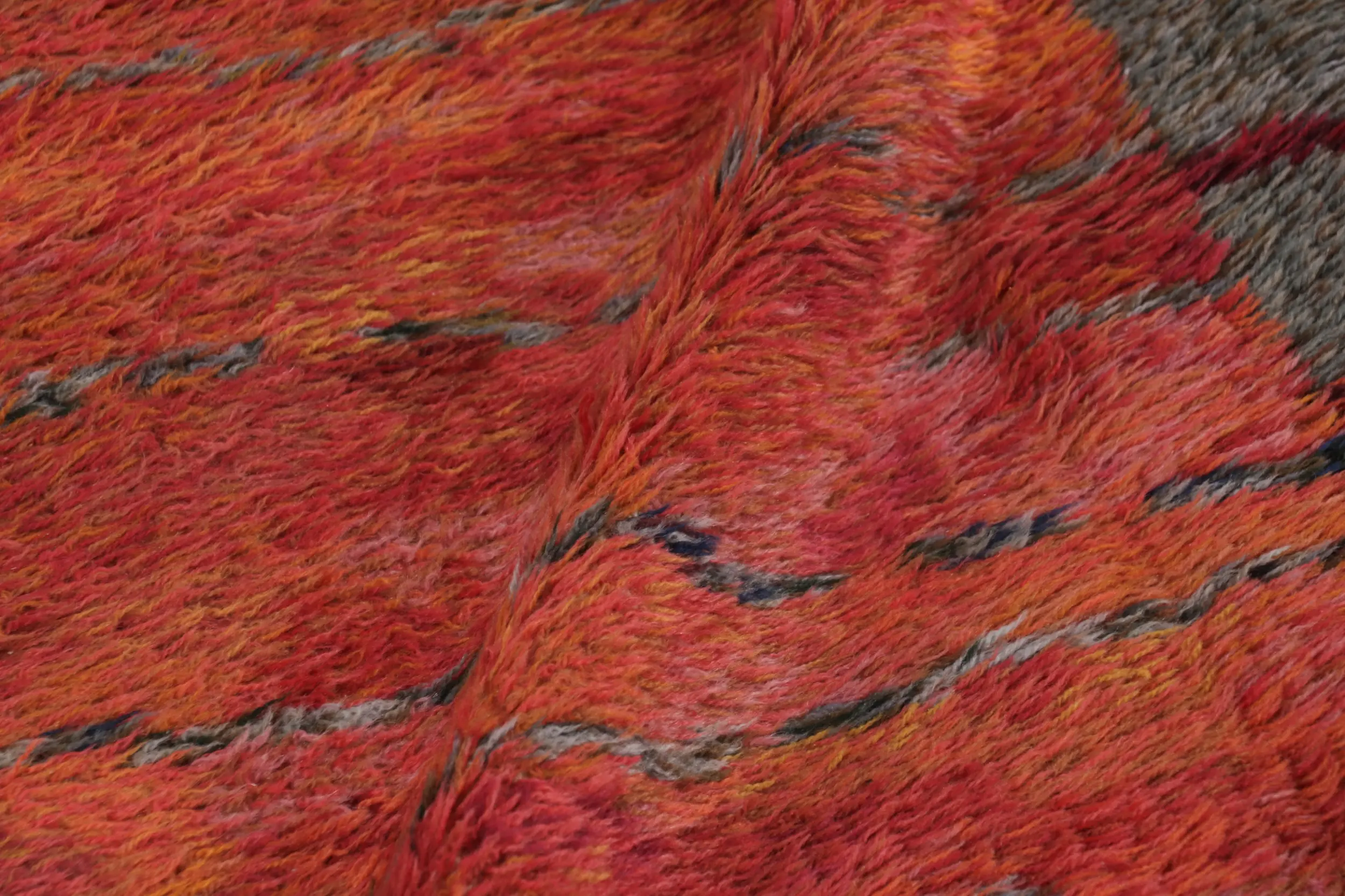 Vintage Swedish Abstract Rug