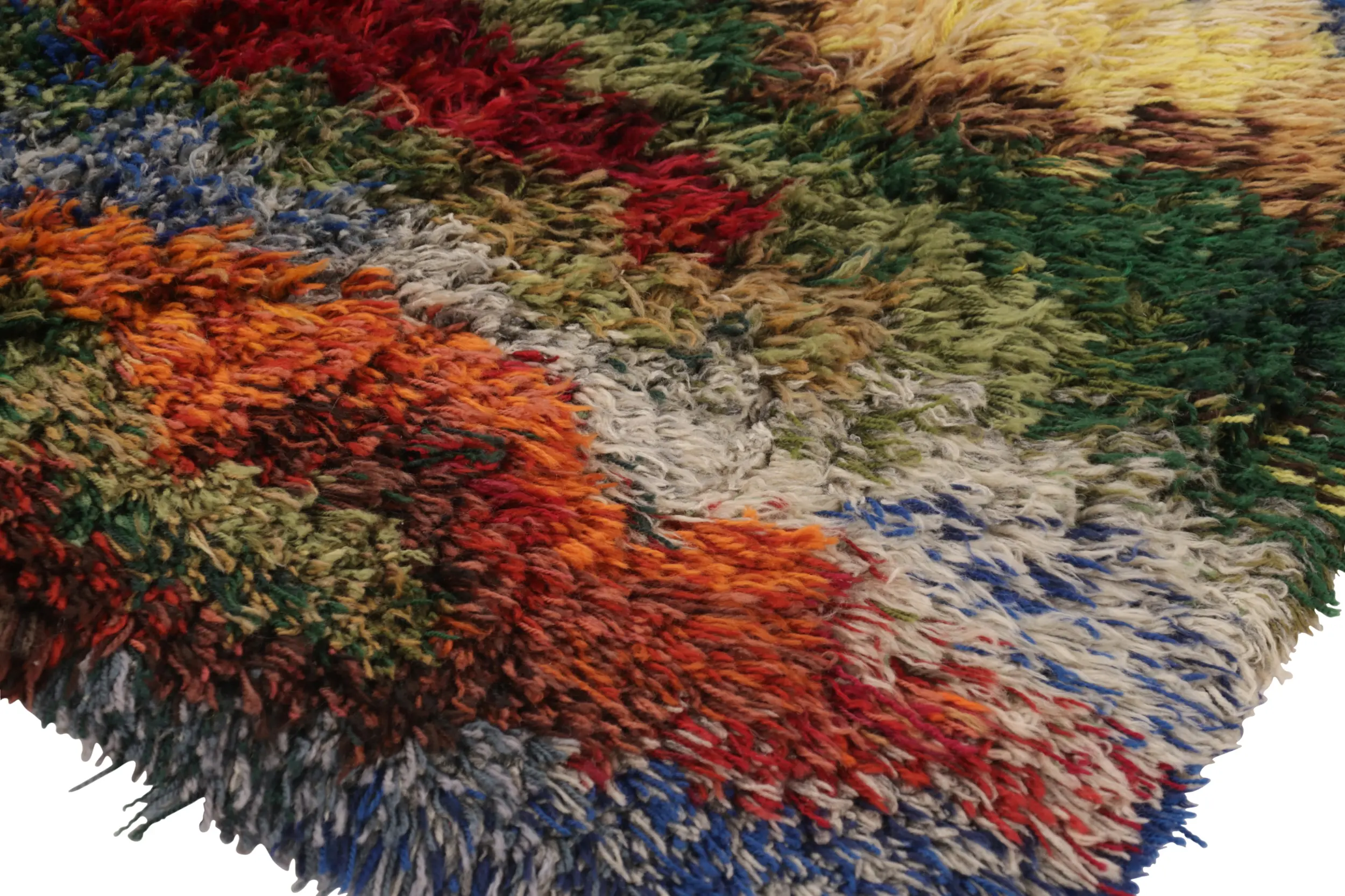 Vintage Swedish Abstract Rug