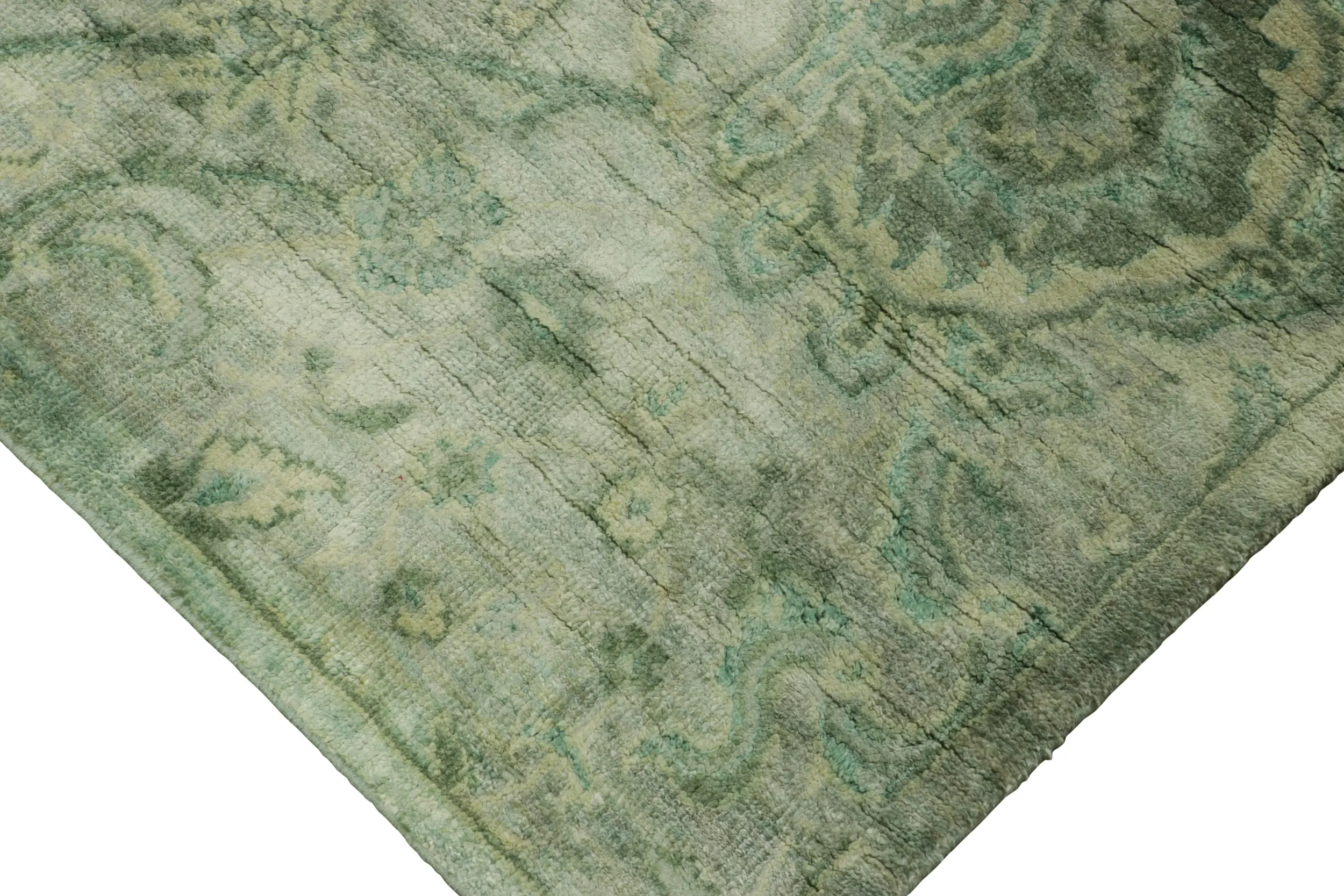 Rug & Kilim’s Persian Floral Rug, Light Green