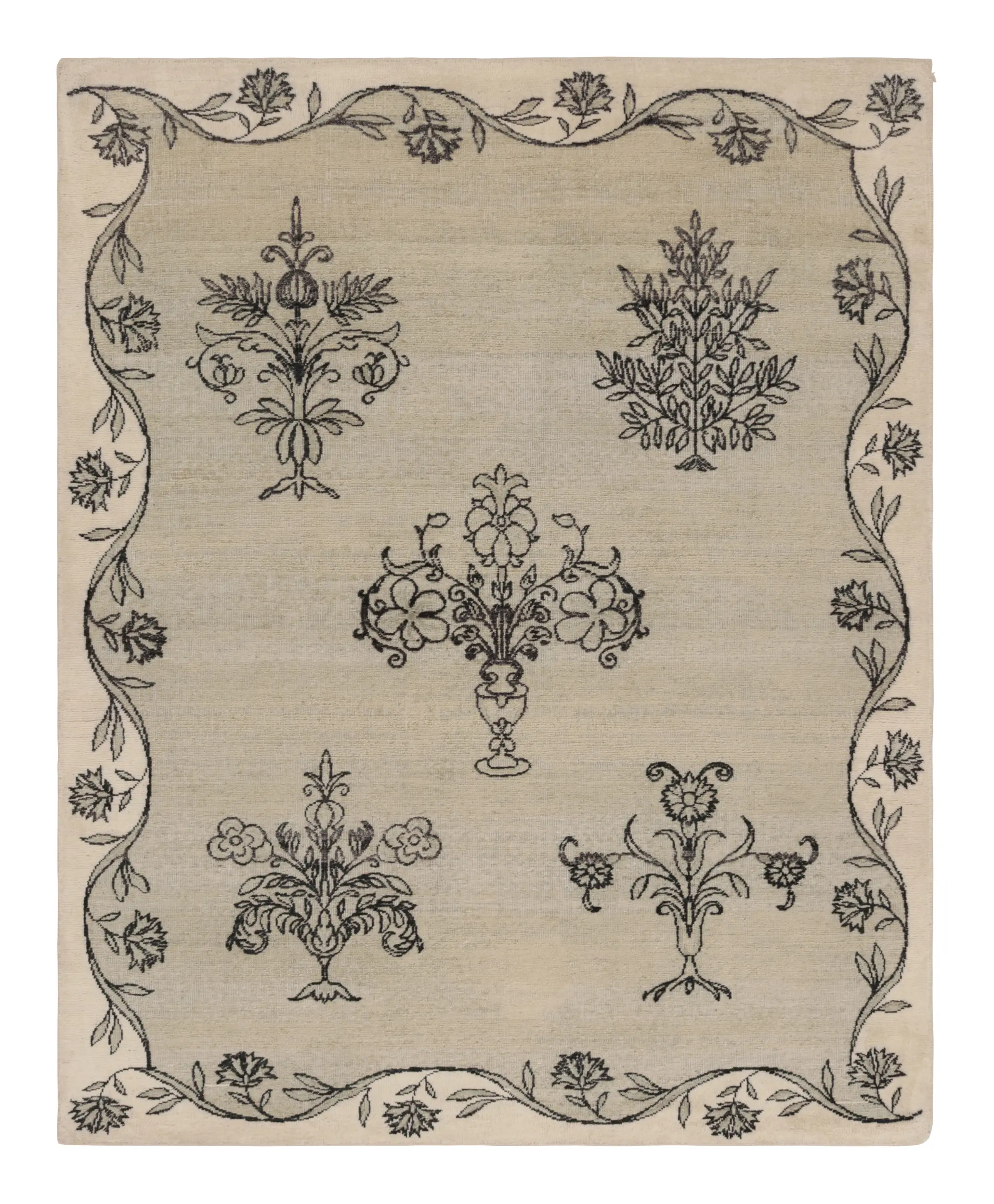 Rug & Kilim’s Block Print Rug
