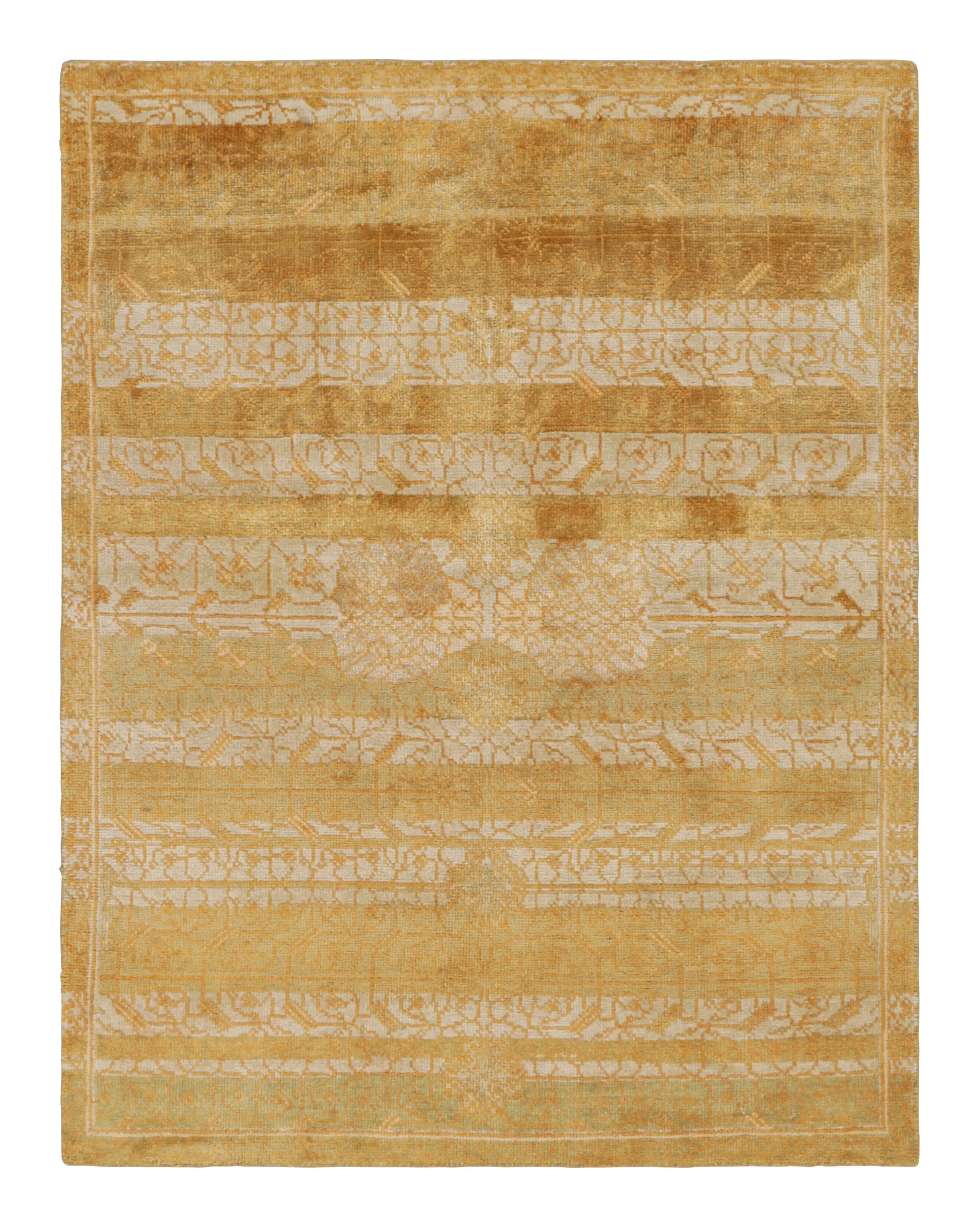 Gold Samarkand Floral Rug