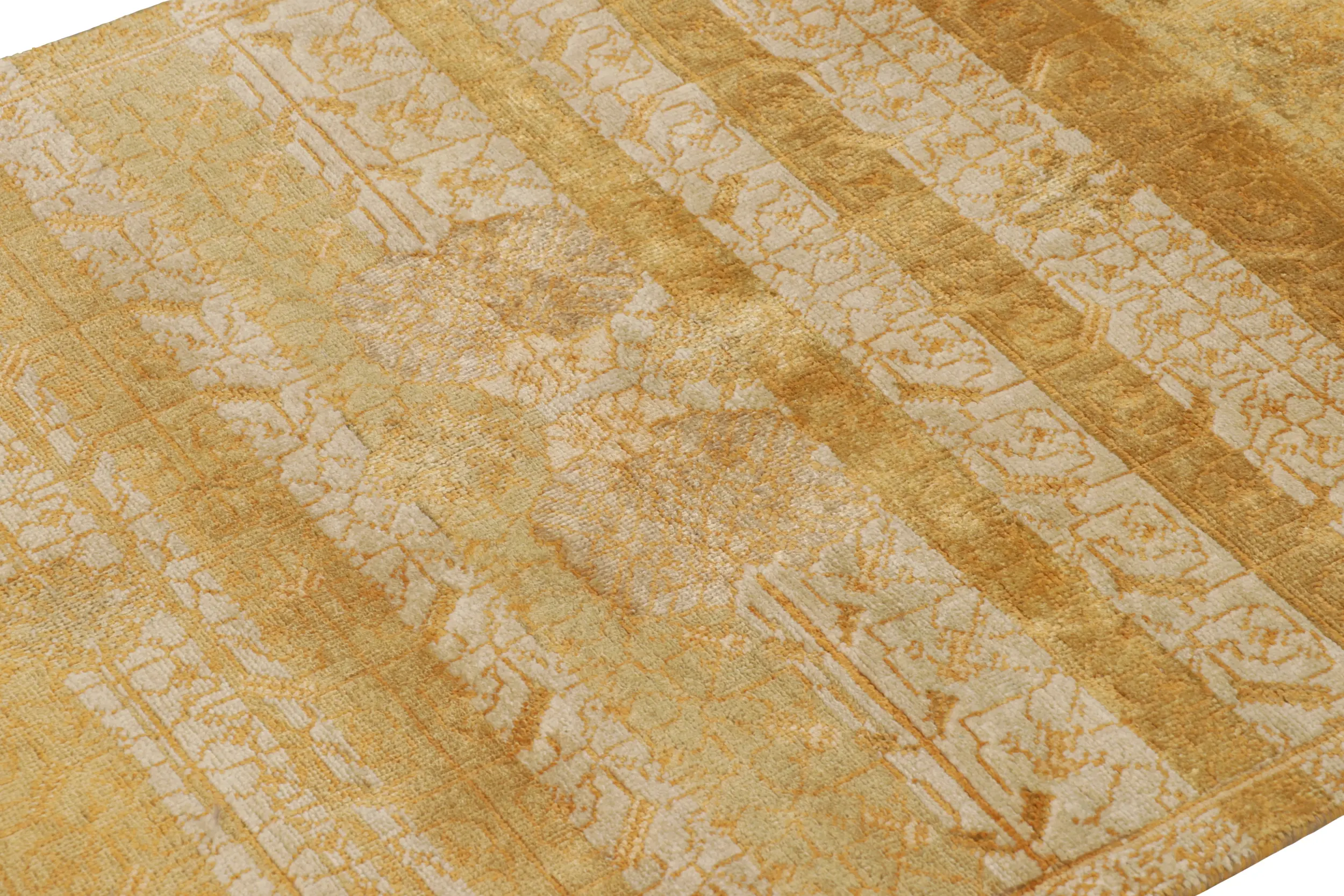 Gold Samarkand Floral Rug