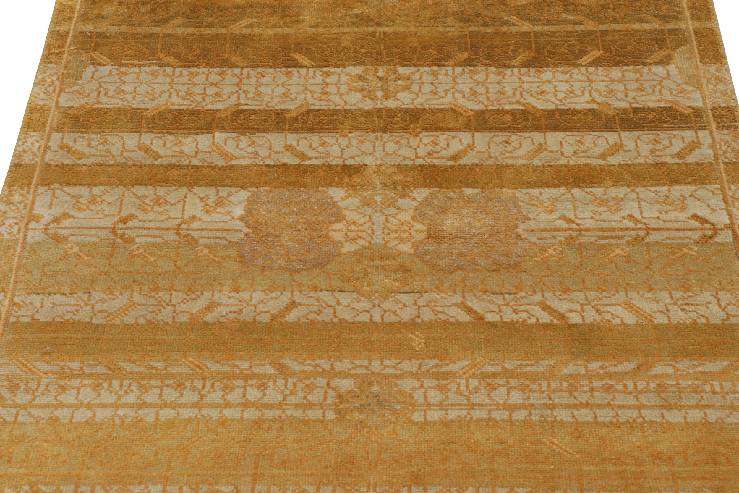 Gold Samarkand Floral Rug