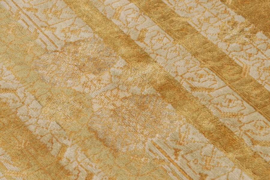 Gold Samarkand Floral Rug