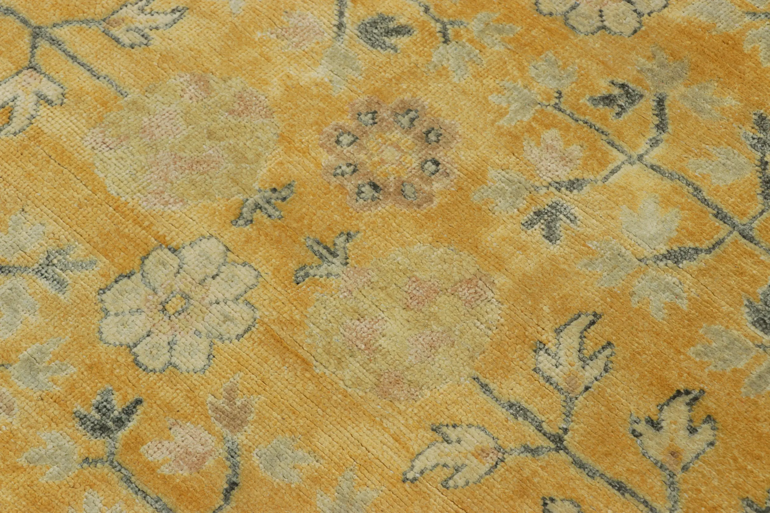 Gold Samarkand Floral Rug