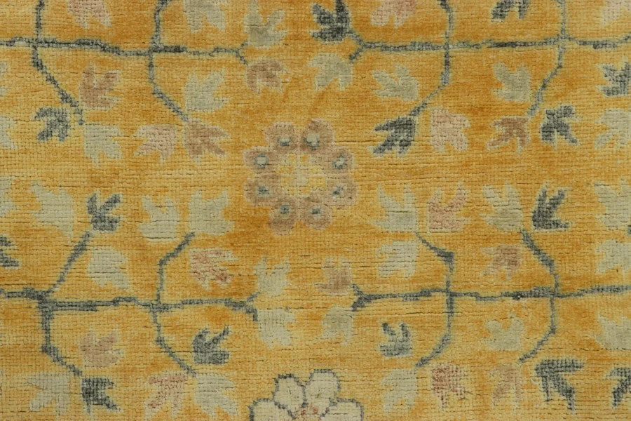 Gold Samarkand Floral Rug