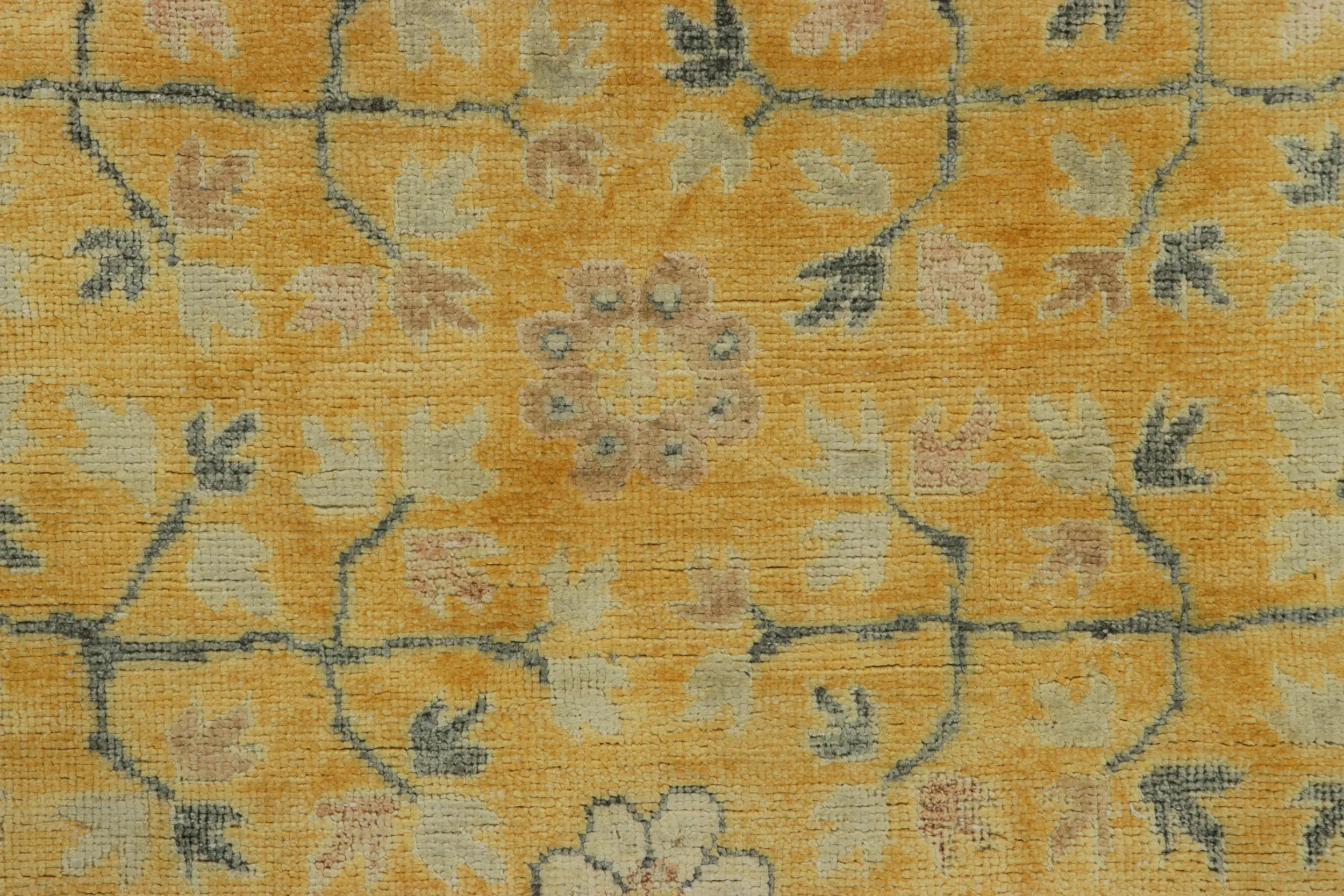 Gold Samarkand Floral Rug