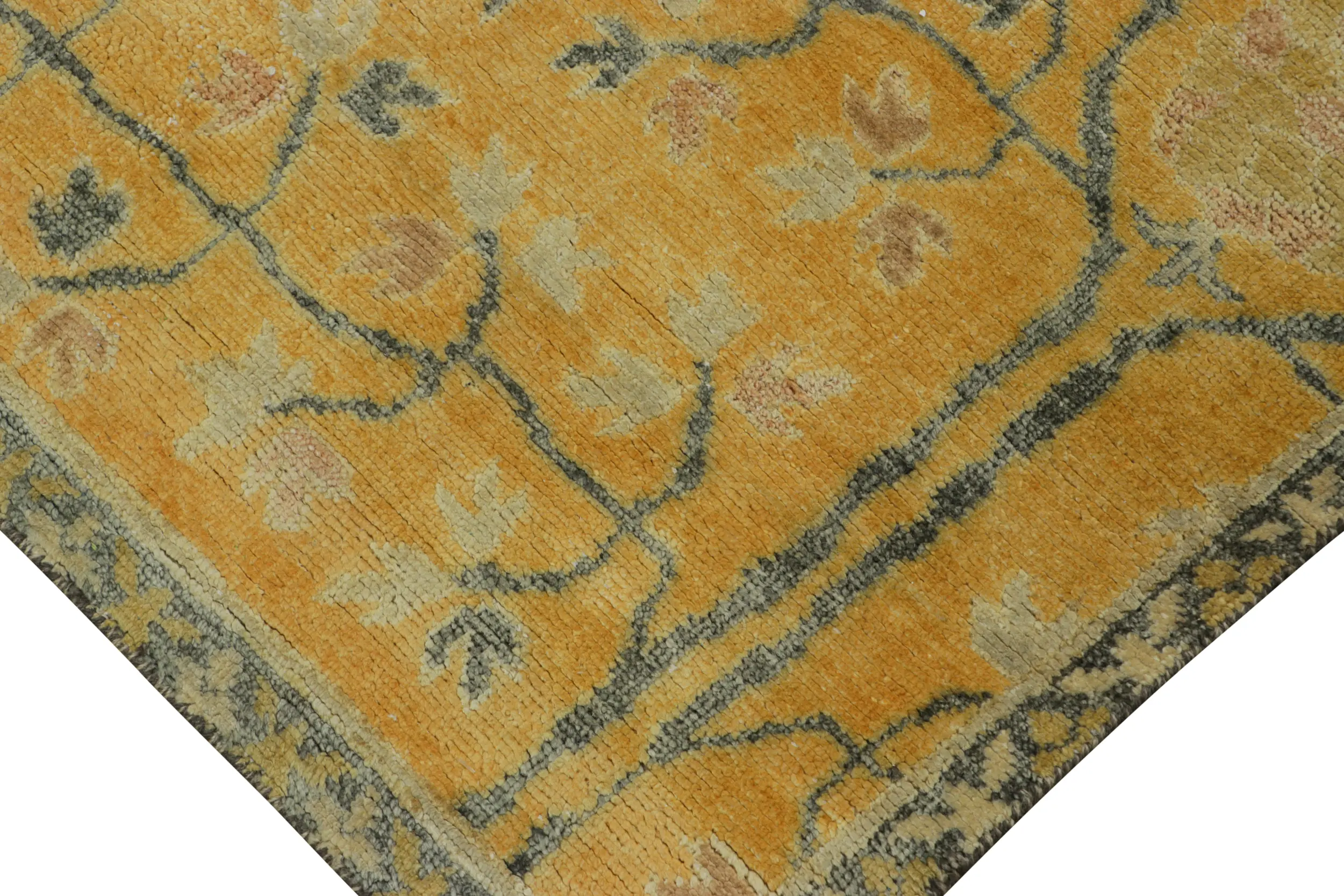 Gold Samarkand Floral Rug