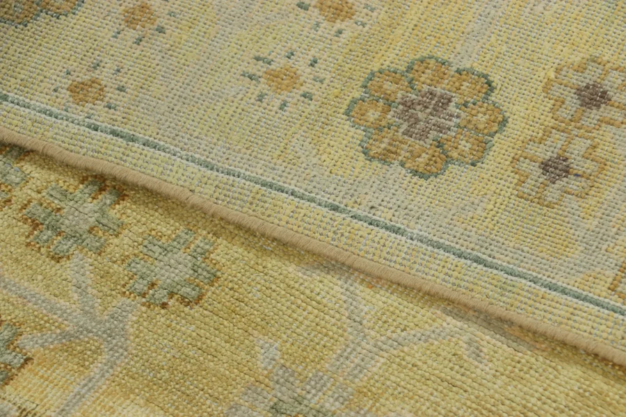 Samarkand Floral Rug, Gold