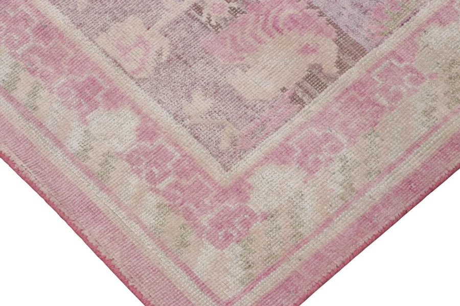 Rug & Kilim’s Block Print Floral Rug