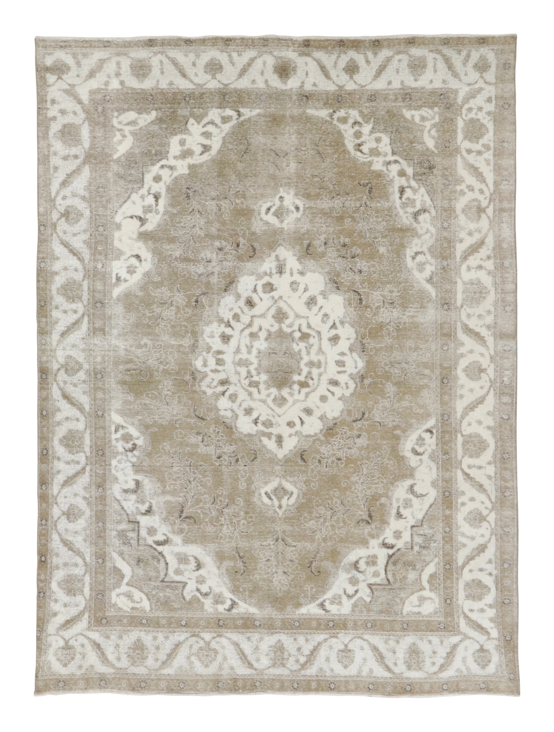 Vintage Persian Tabriz Rug