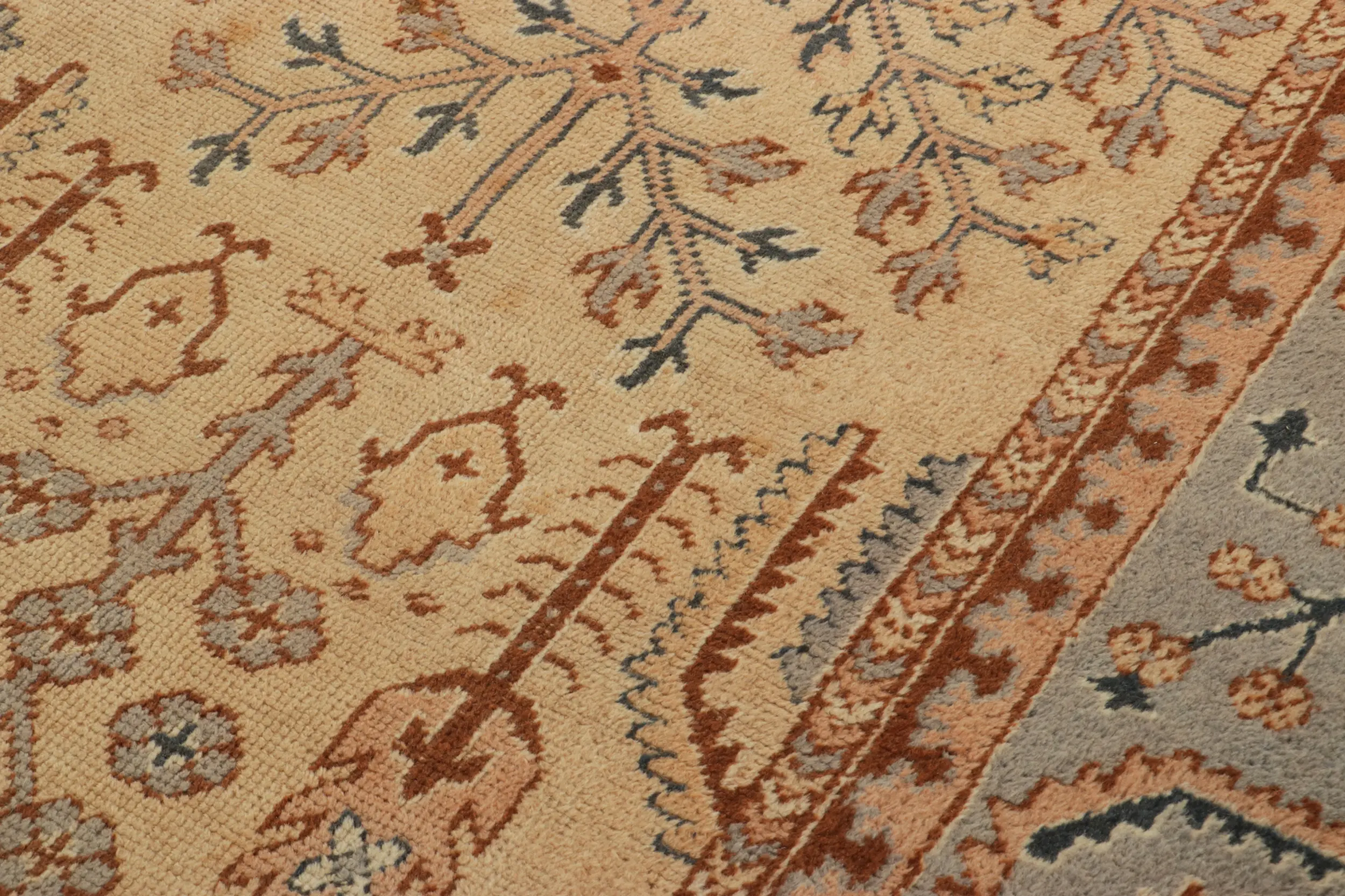 Oversized Vintage Oushak Rug