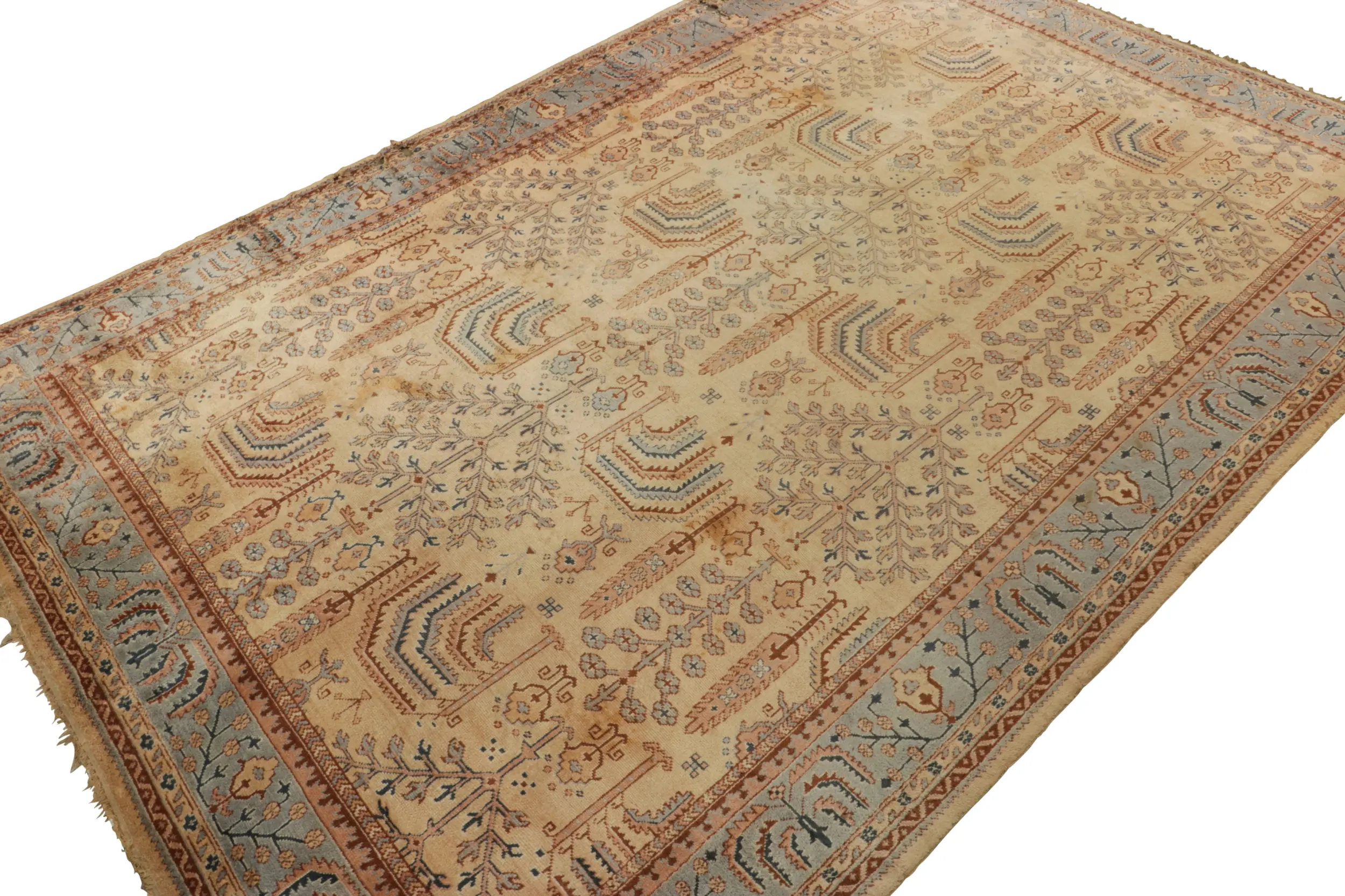 Oversized Vintage Oushak Rug