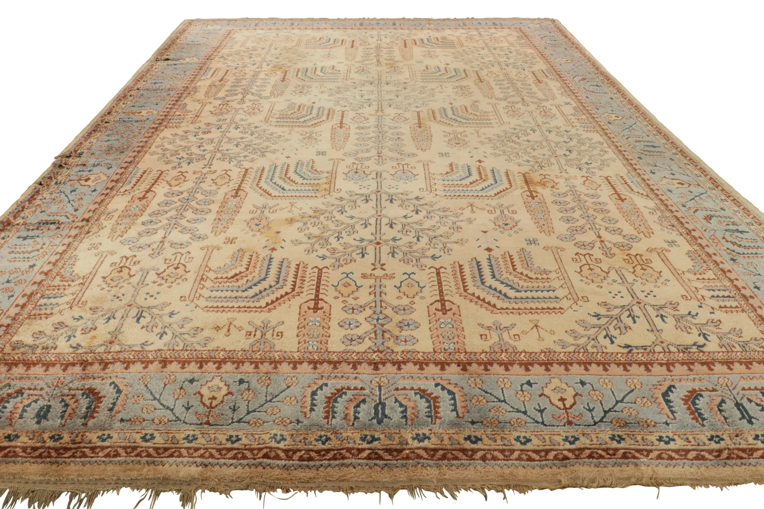Oversized Vintage Oushak Rug