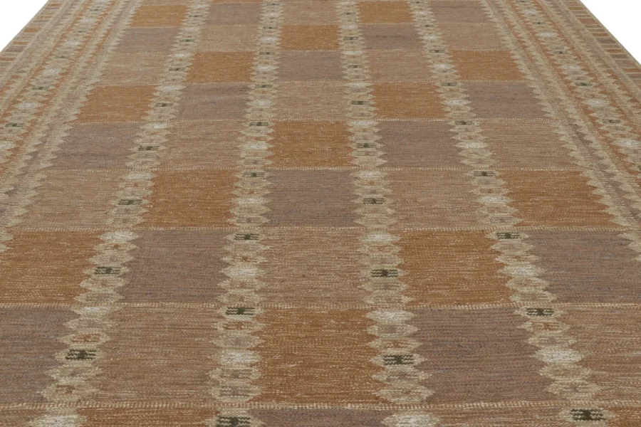 Swedish Scandinavian Geometric Kilim