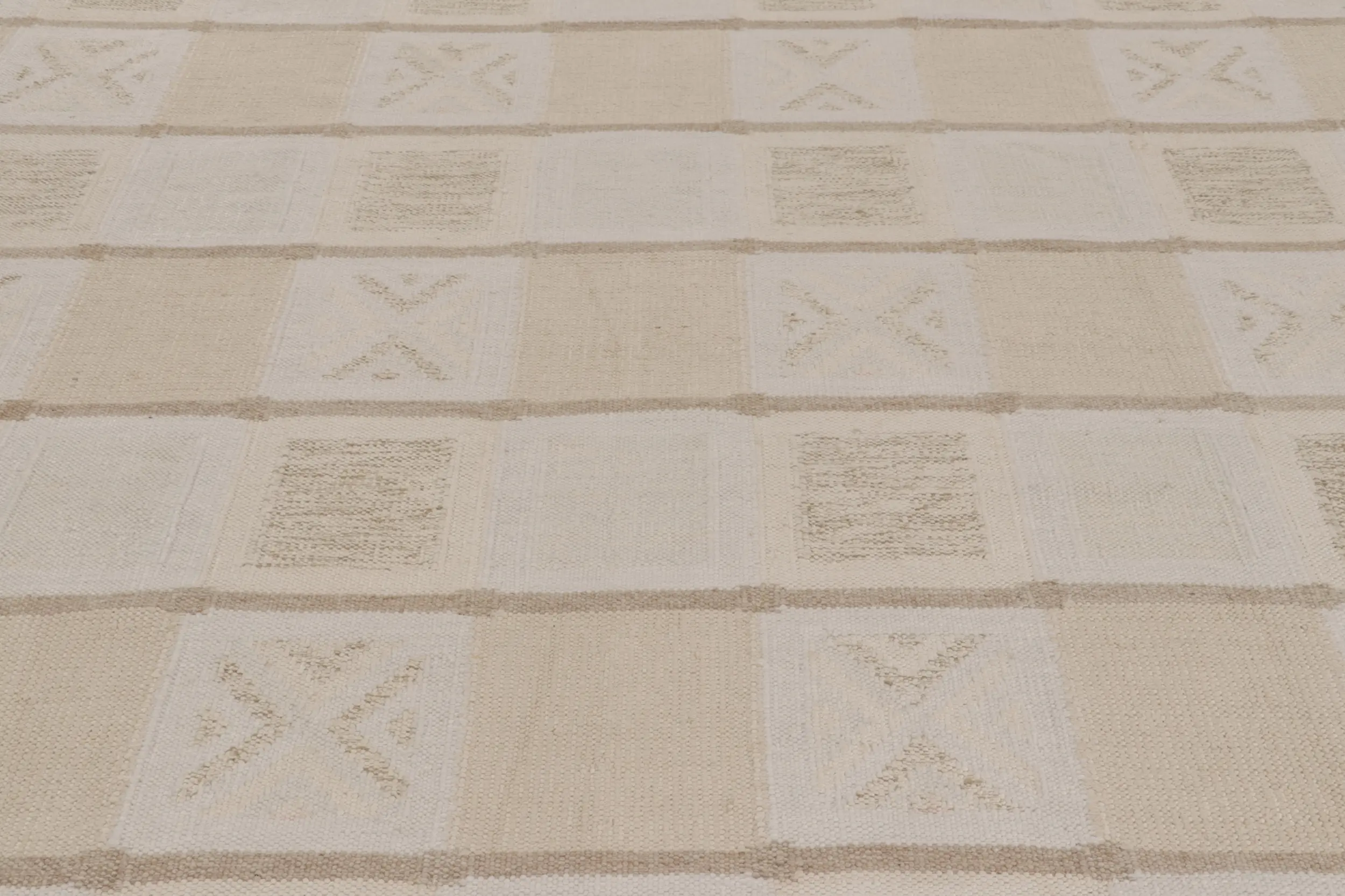 Oversized Scandinavian Geometric Kilim