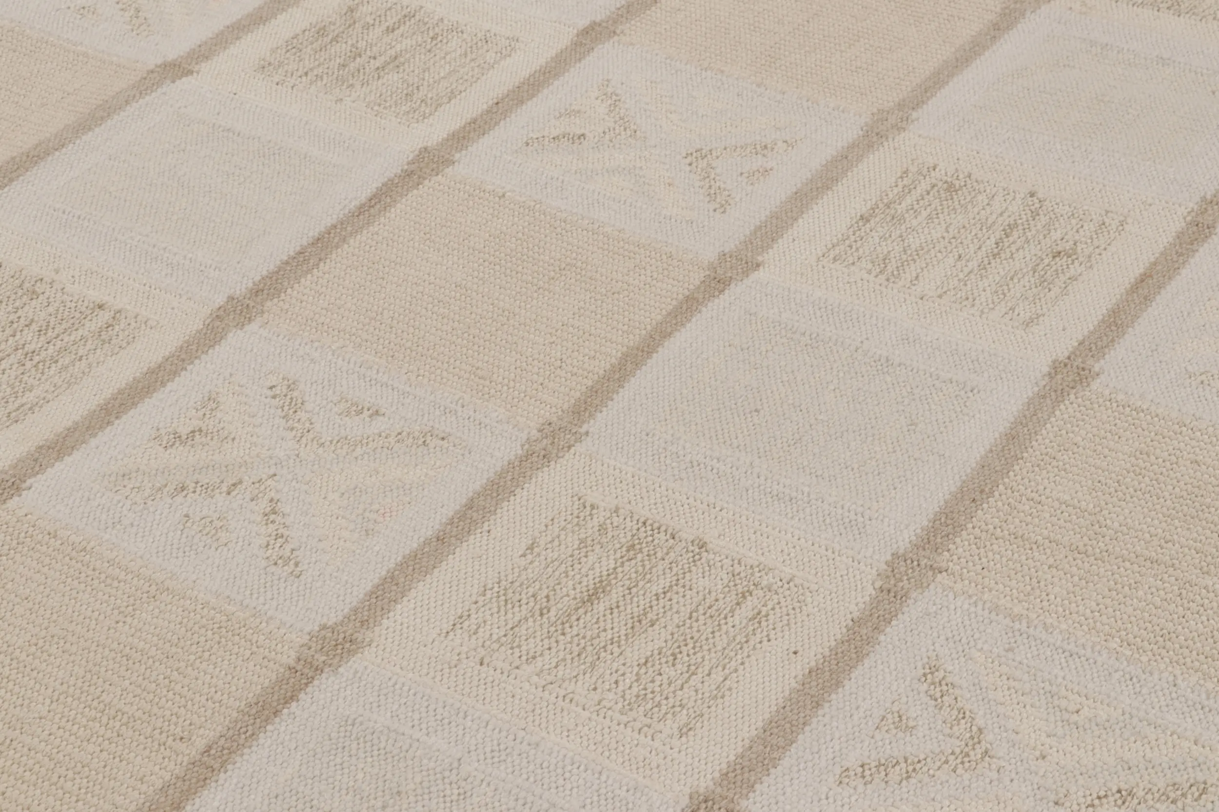 Oversized Scandinavian Geometric Kilim
