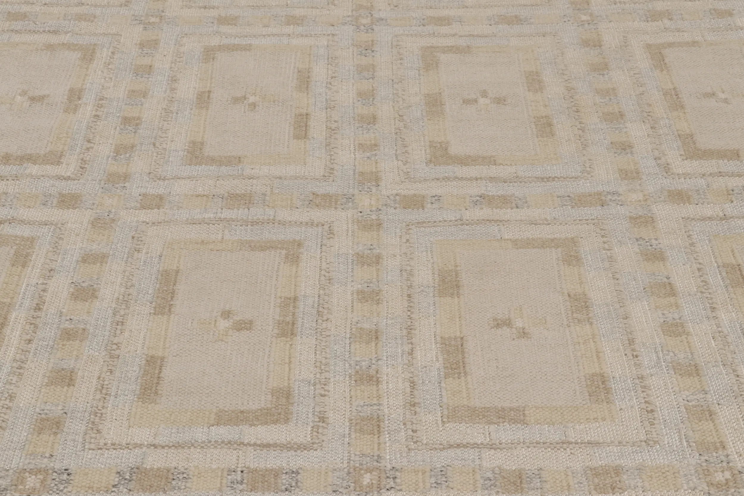 Oversized Scandinavian Geometric Rug