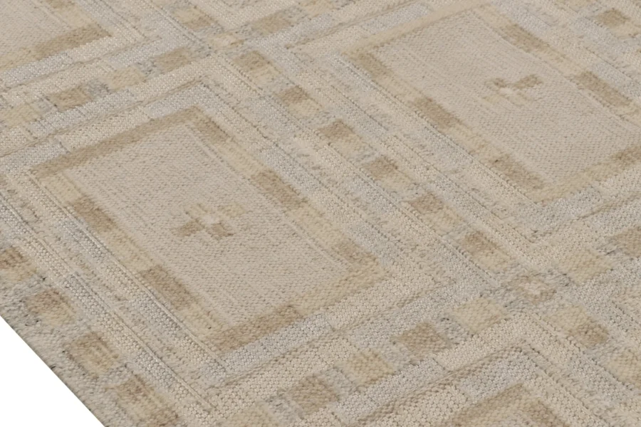 Oversized Scandinavian Geometric Rug