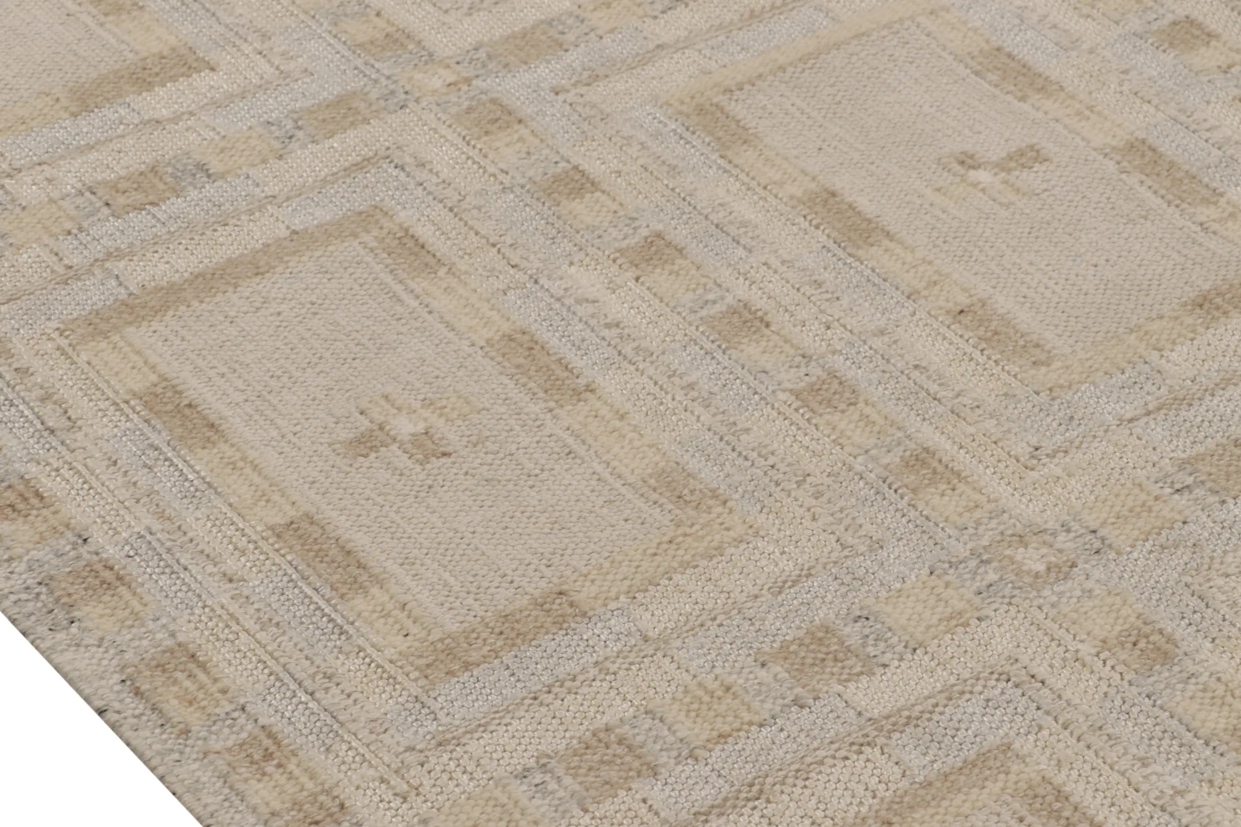 Oversized Scandinavian Geometric Rug
