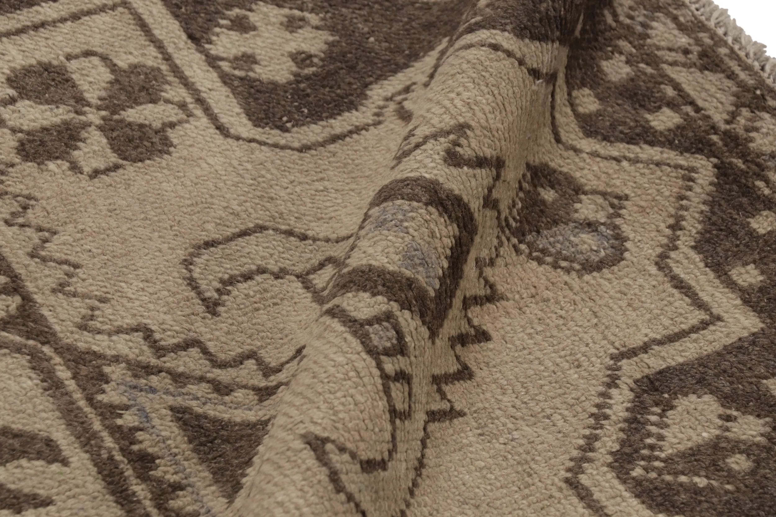 Vintage Turkish Rug, Geometric Medallion
