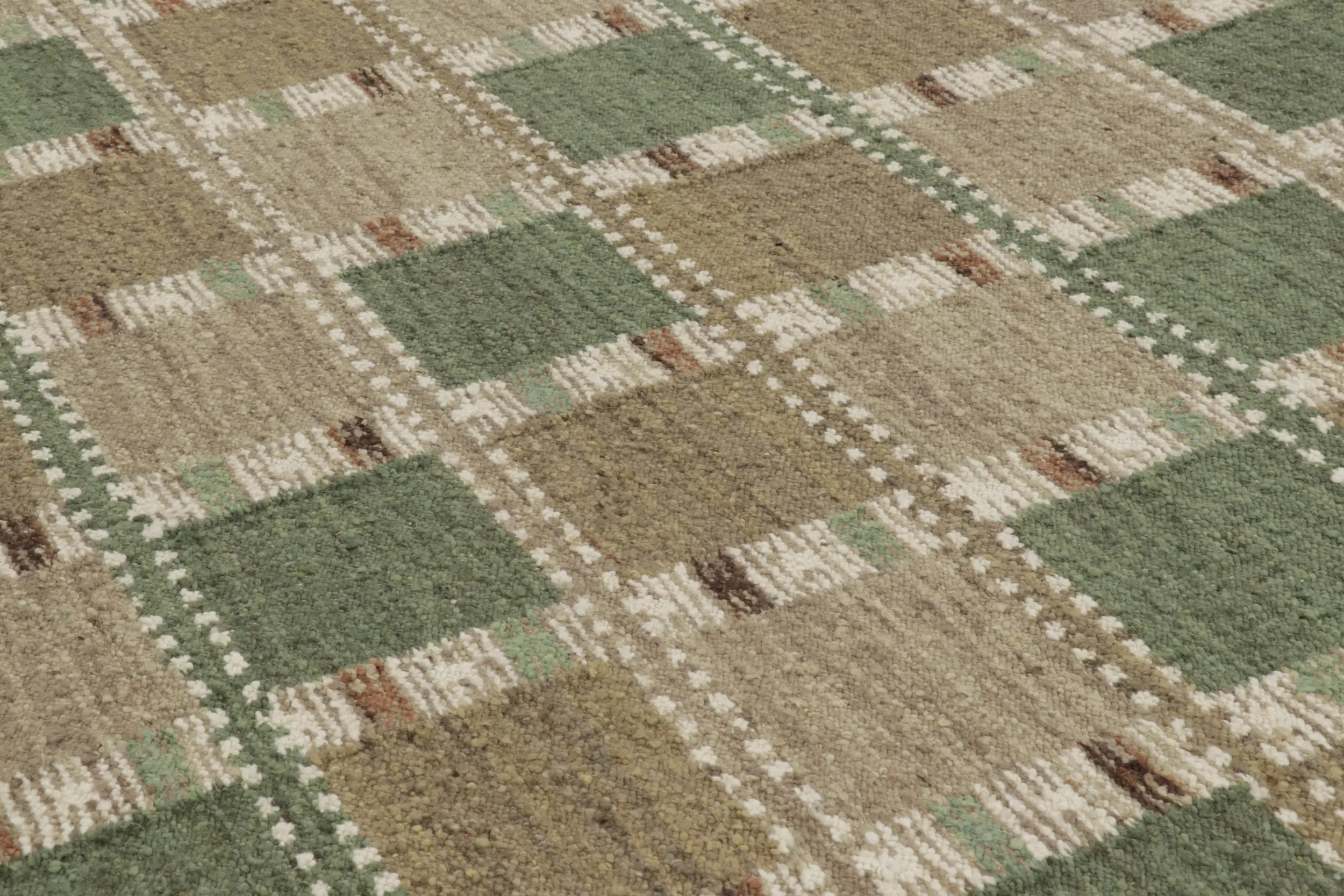 Scandinavian Geometric Custom Flatweave