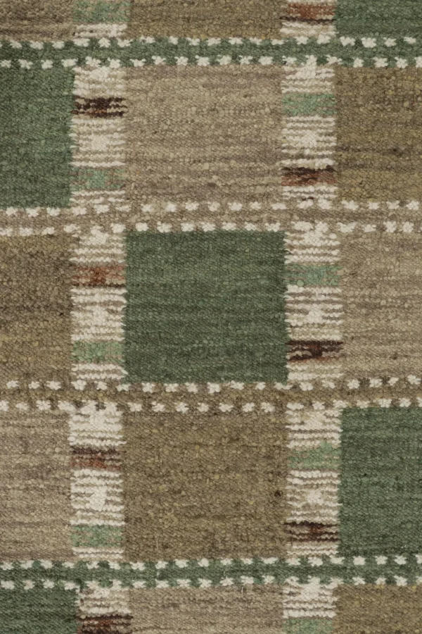 Scandinavian Geometric Custom Flatweave
