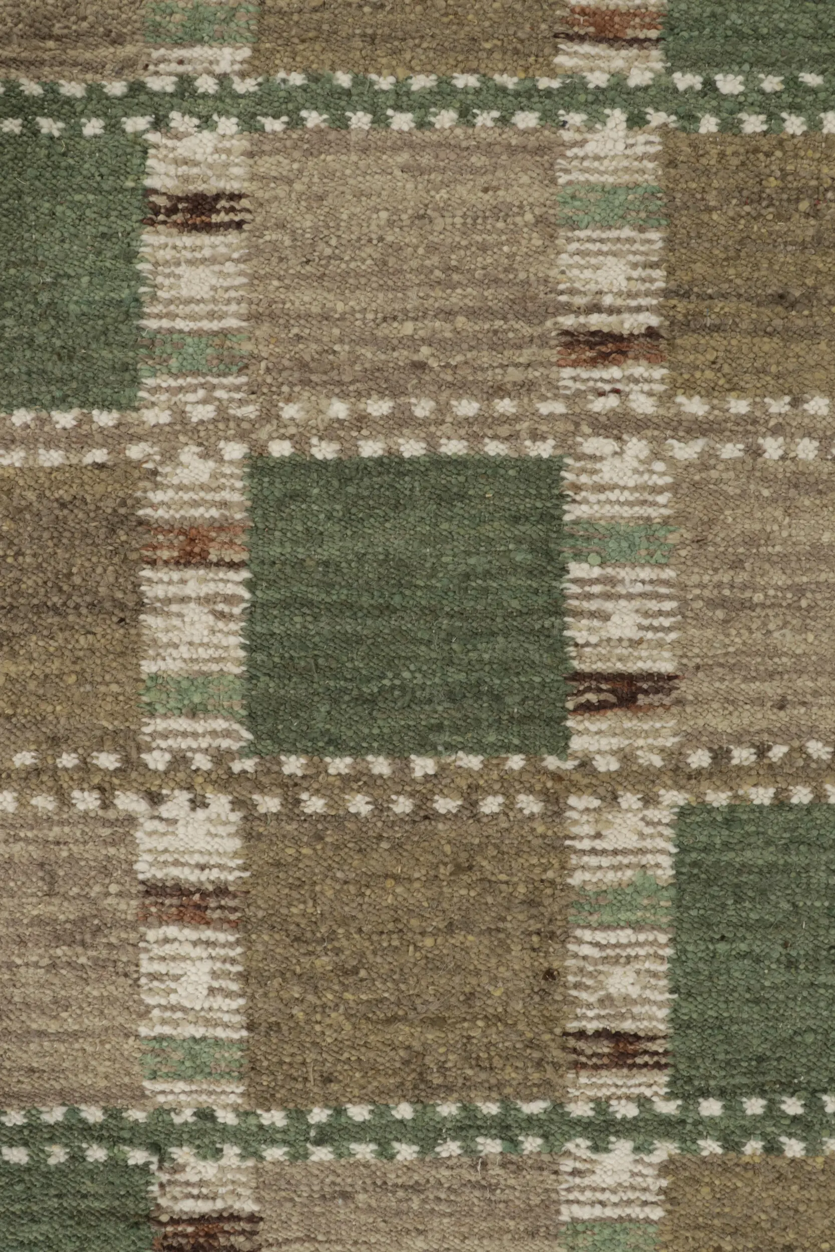 Scandinavian Geometric Custom Flatweave