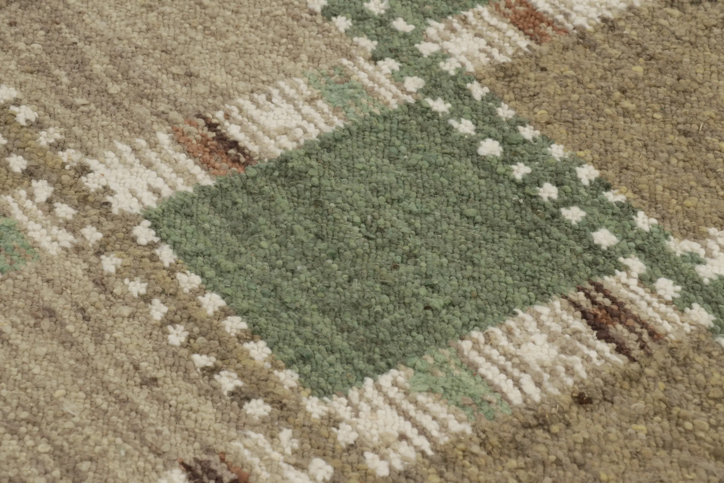 Scandinavian Geometric Custom Flatweave