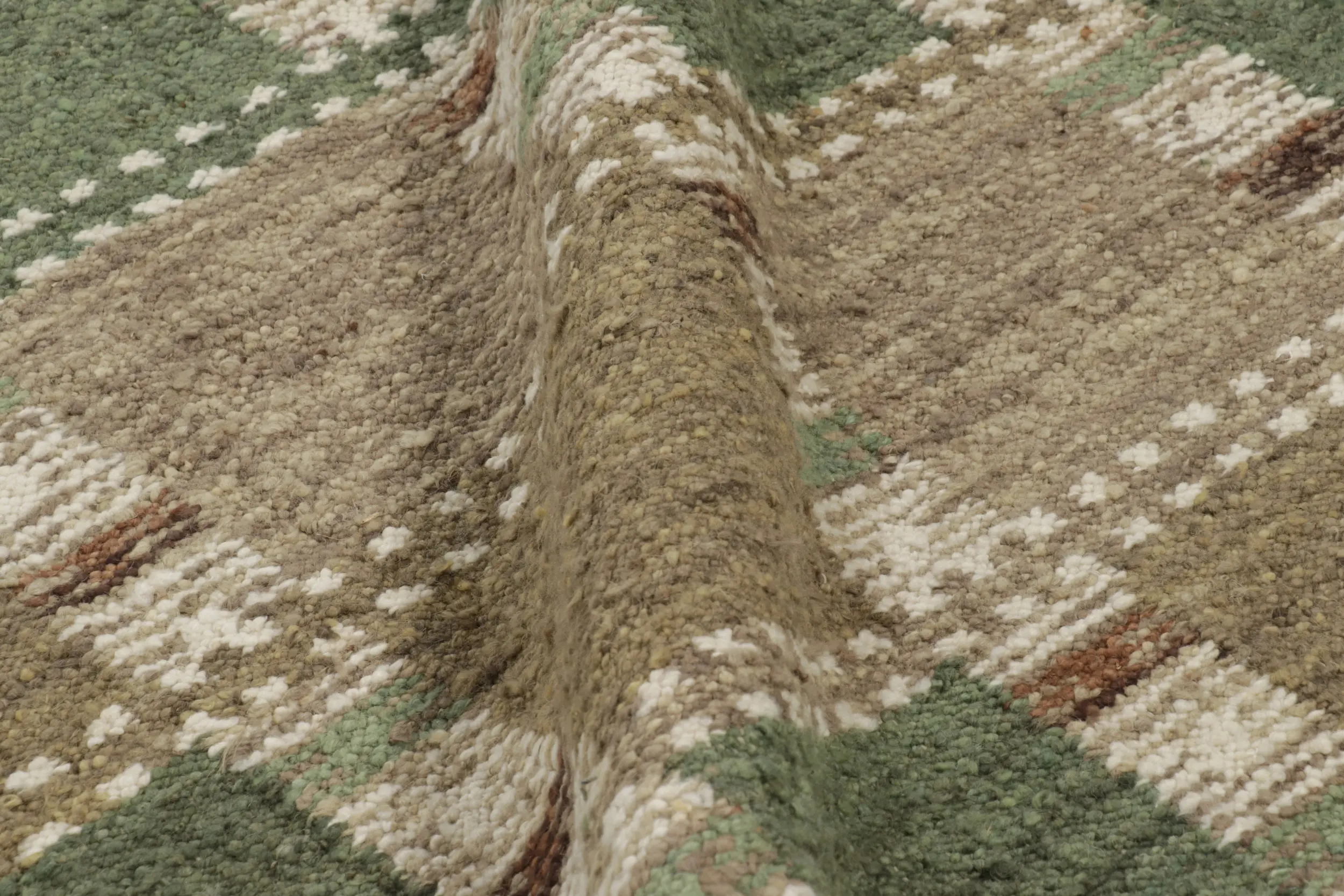 Scandinavian Geometric Custom Flatweave