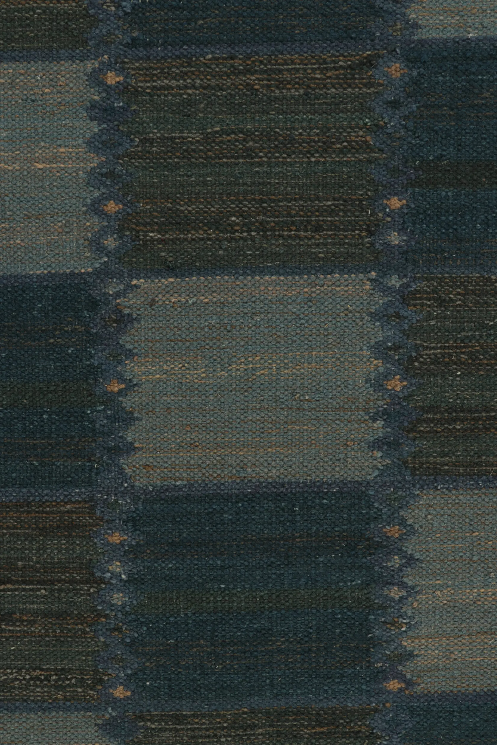 Scandinavian Geometric Custom Flatweave