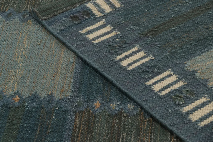 Scandinavian Geometric Custom Flatweave
